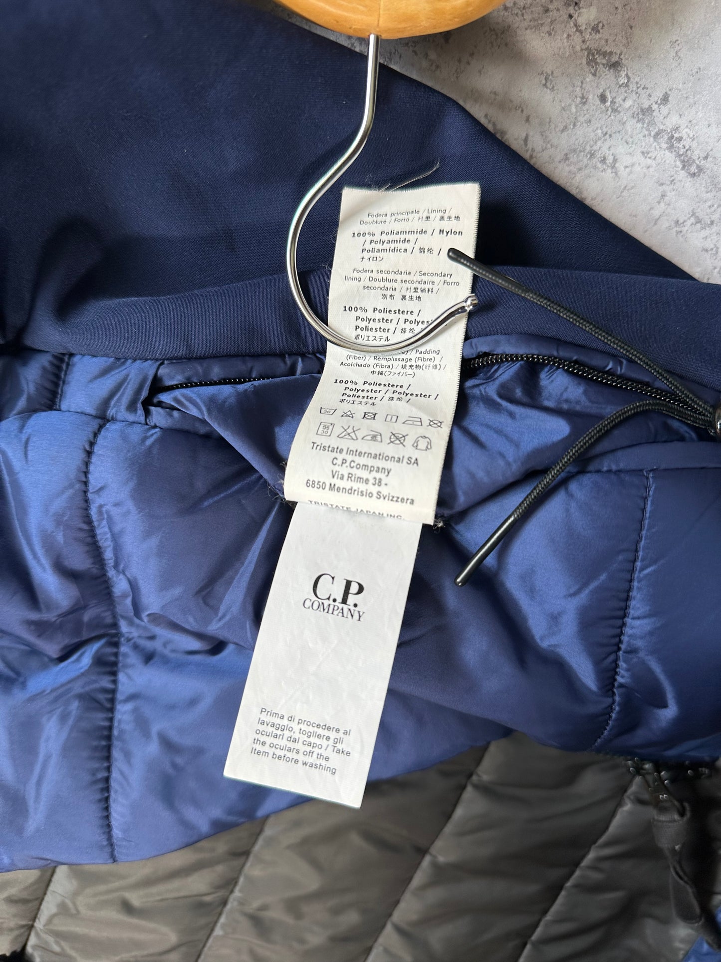 CP Company Soft Shell Goggle Puffer Jacket (XL)