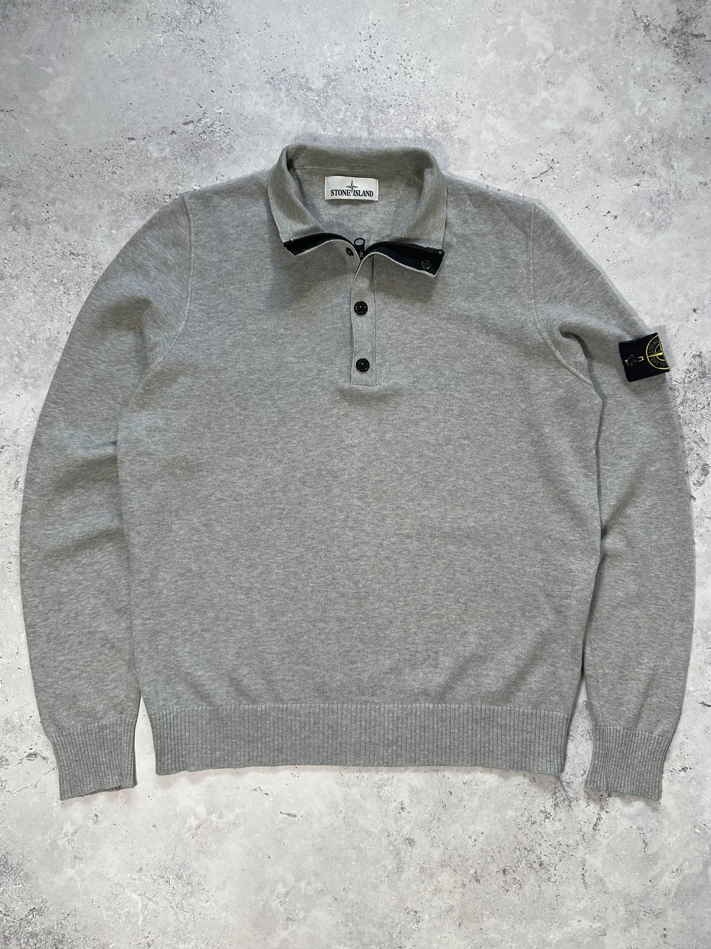 Stone Island SS2018 Quarter Zip Sweatshirt Jumper