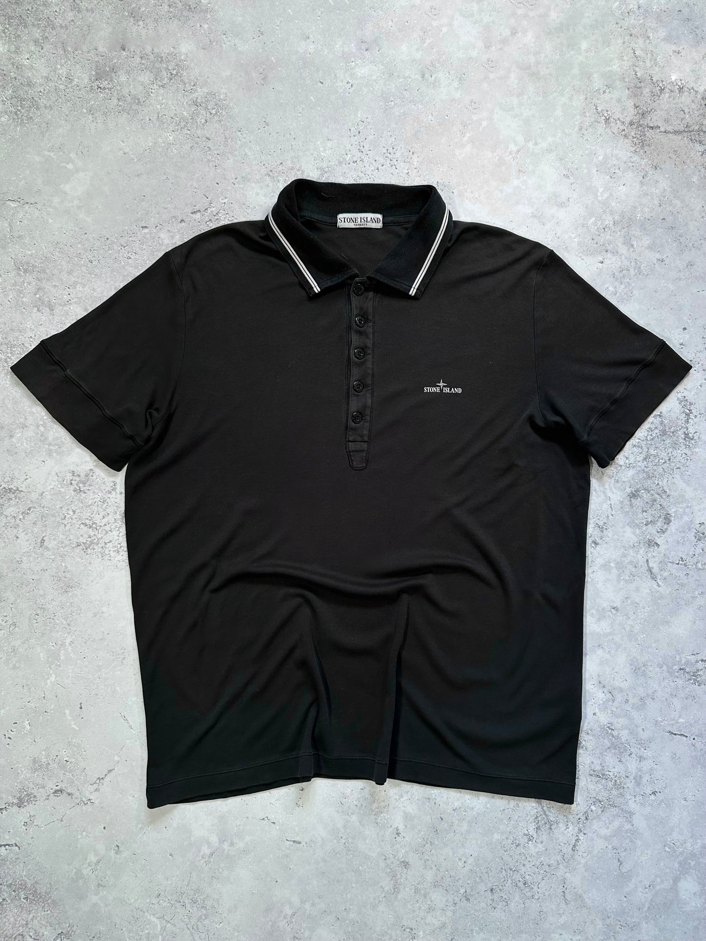 Stone Island SS2008 Spellout Polo Shirt (L)