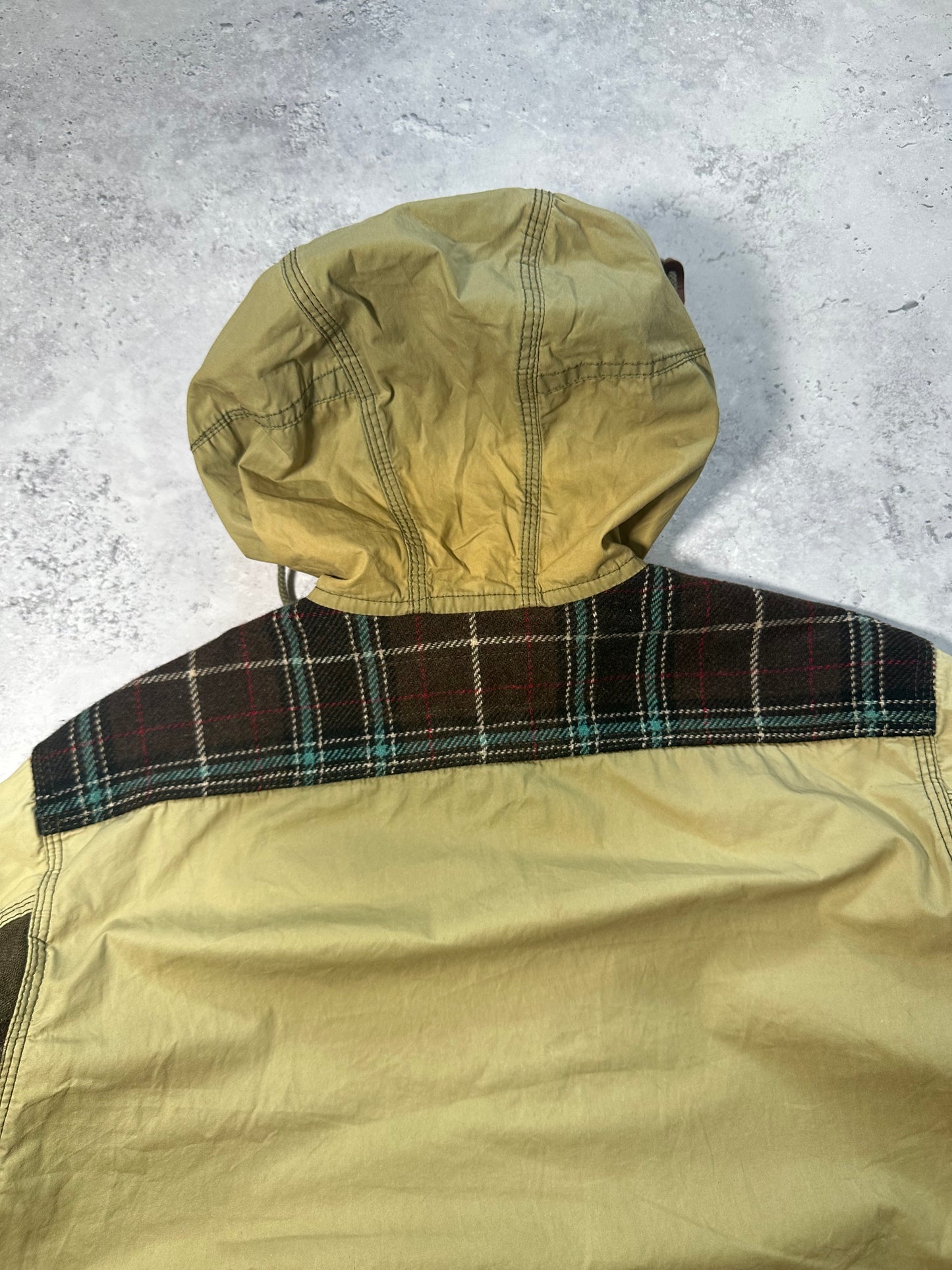 Junya Watanabe MAN Comme des Garçons AD2010 Plaid Patchwork Hooded Jacket (S/M)