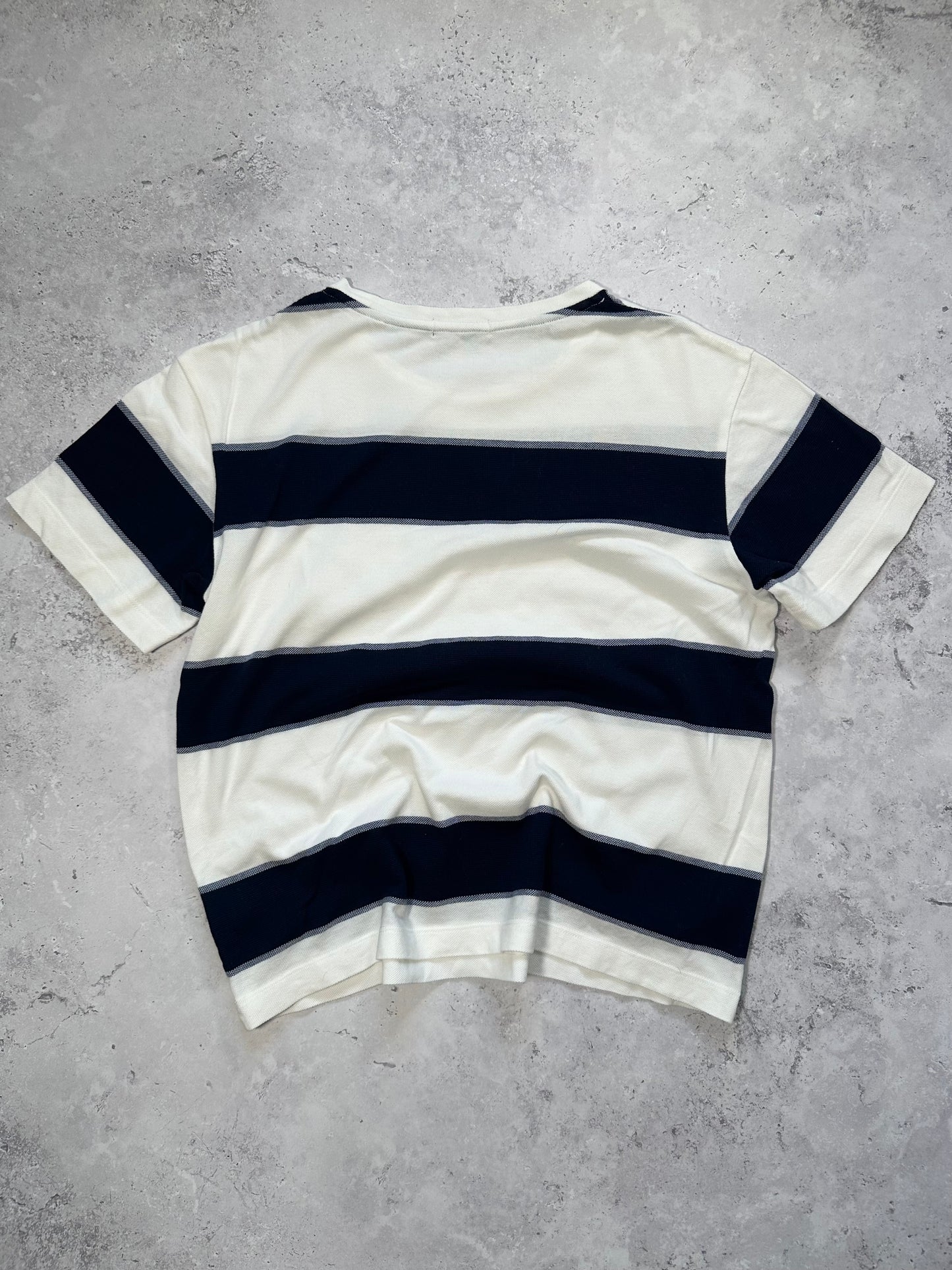 Burberry Black Label Crestbridge Piqué Stripe Tshirt