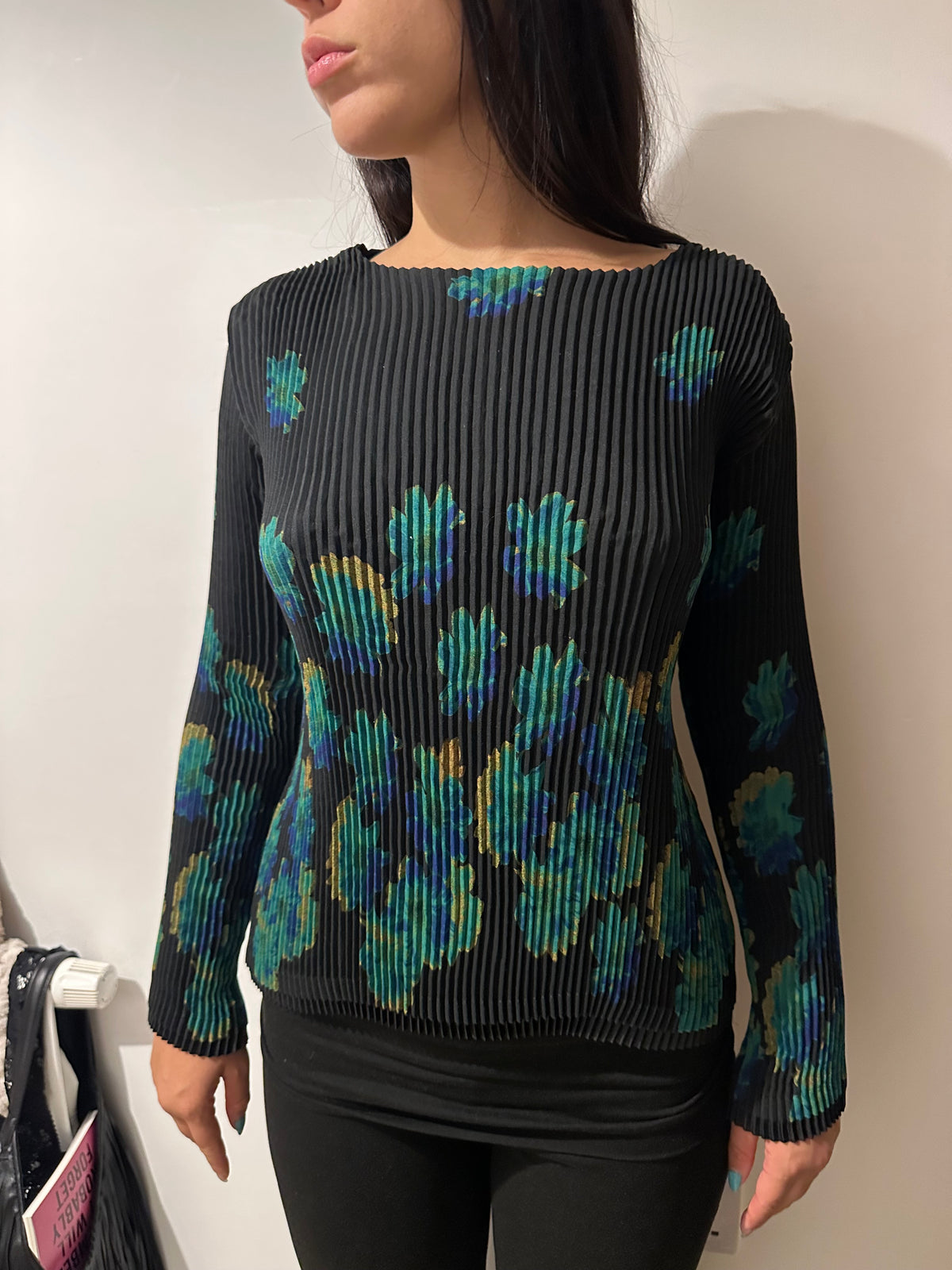 Issey Miyake Pleats Please AW2000 Floral Longsleeve Tshirt