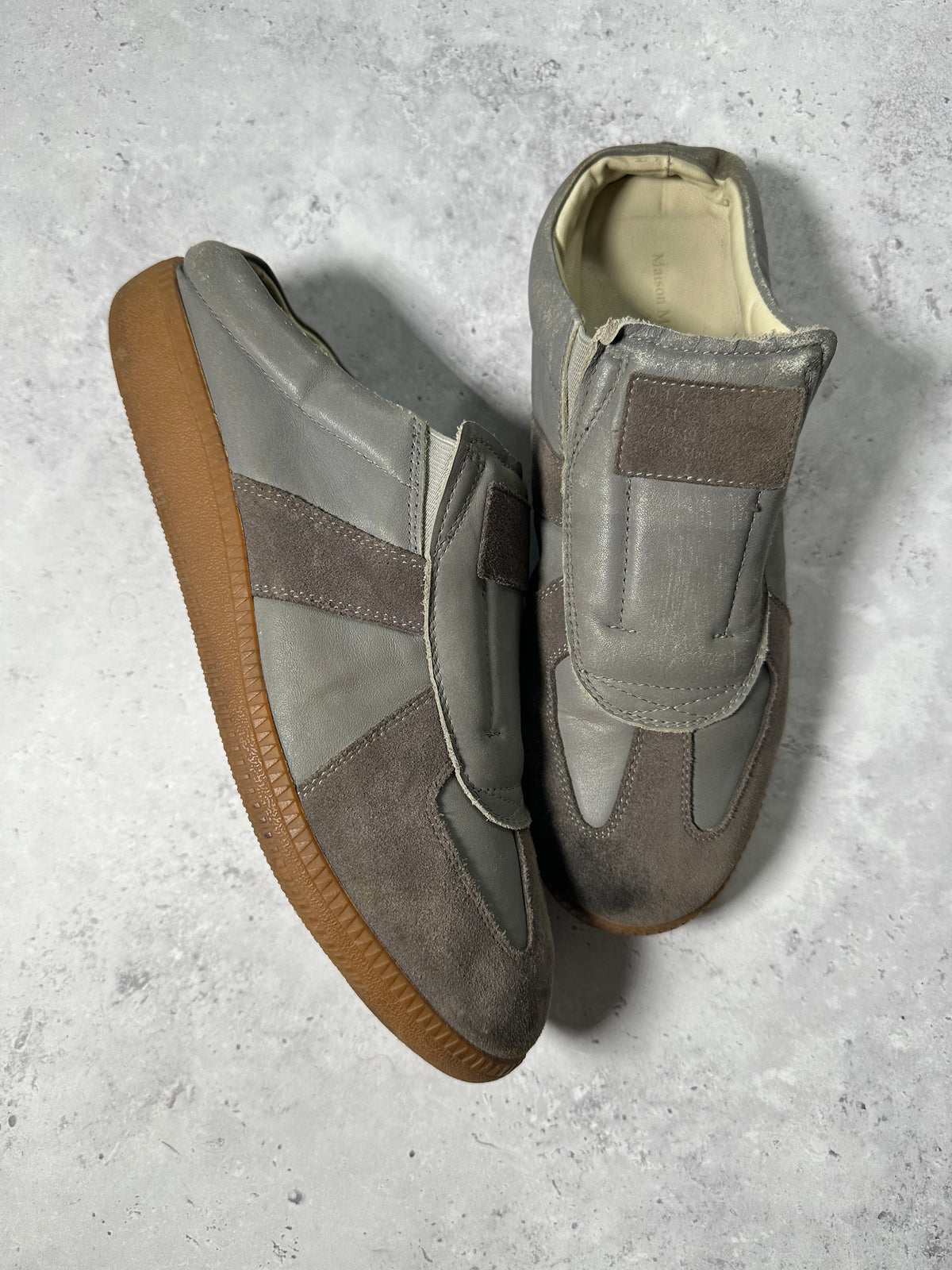 Maison Martin Margiela Slip On GAT Sneakers in Grey (EU42 / UK8 / US9)