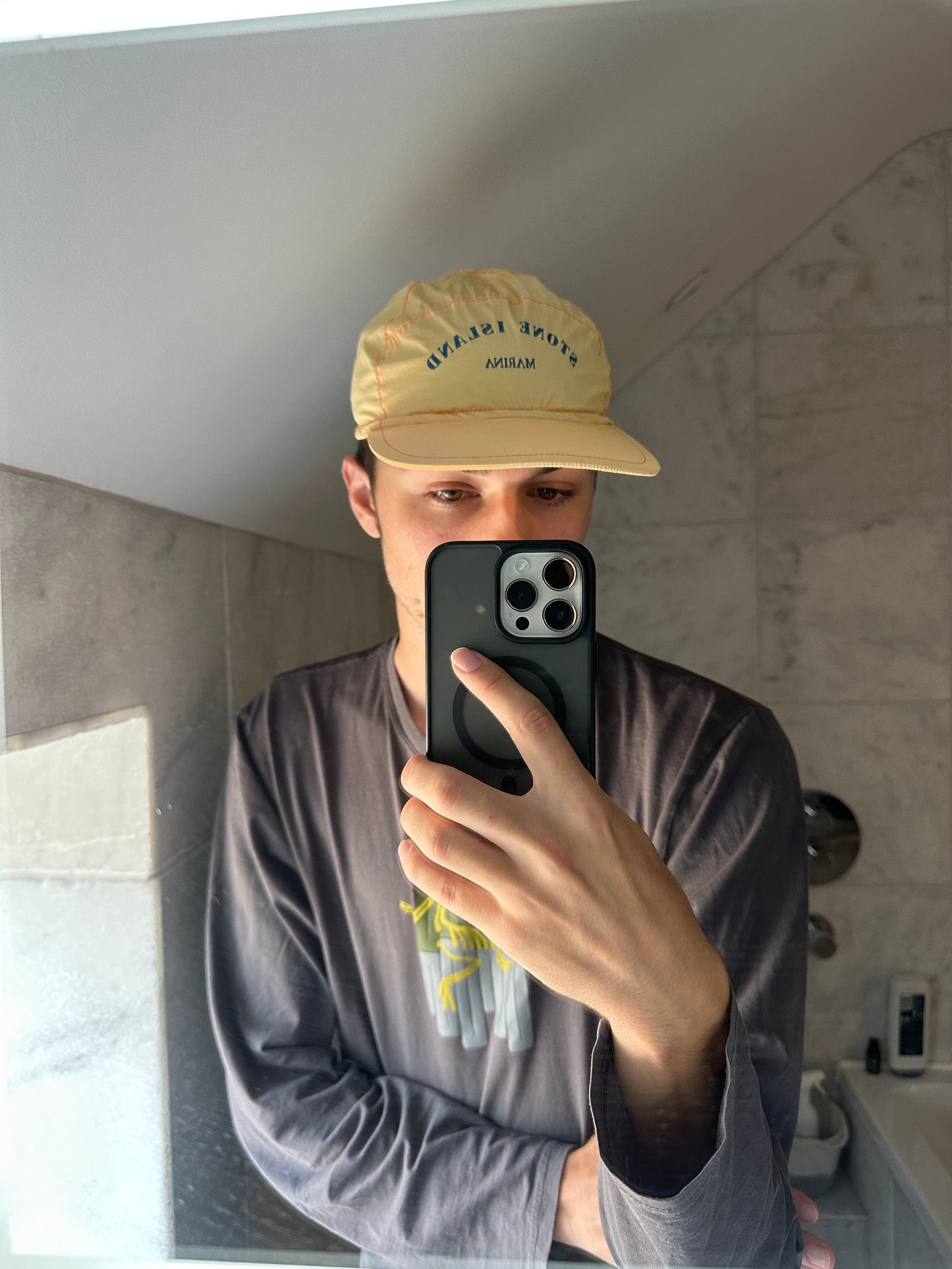Stone Island Marina Nylon Prasmatico Reflective Cap