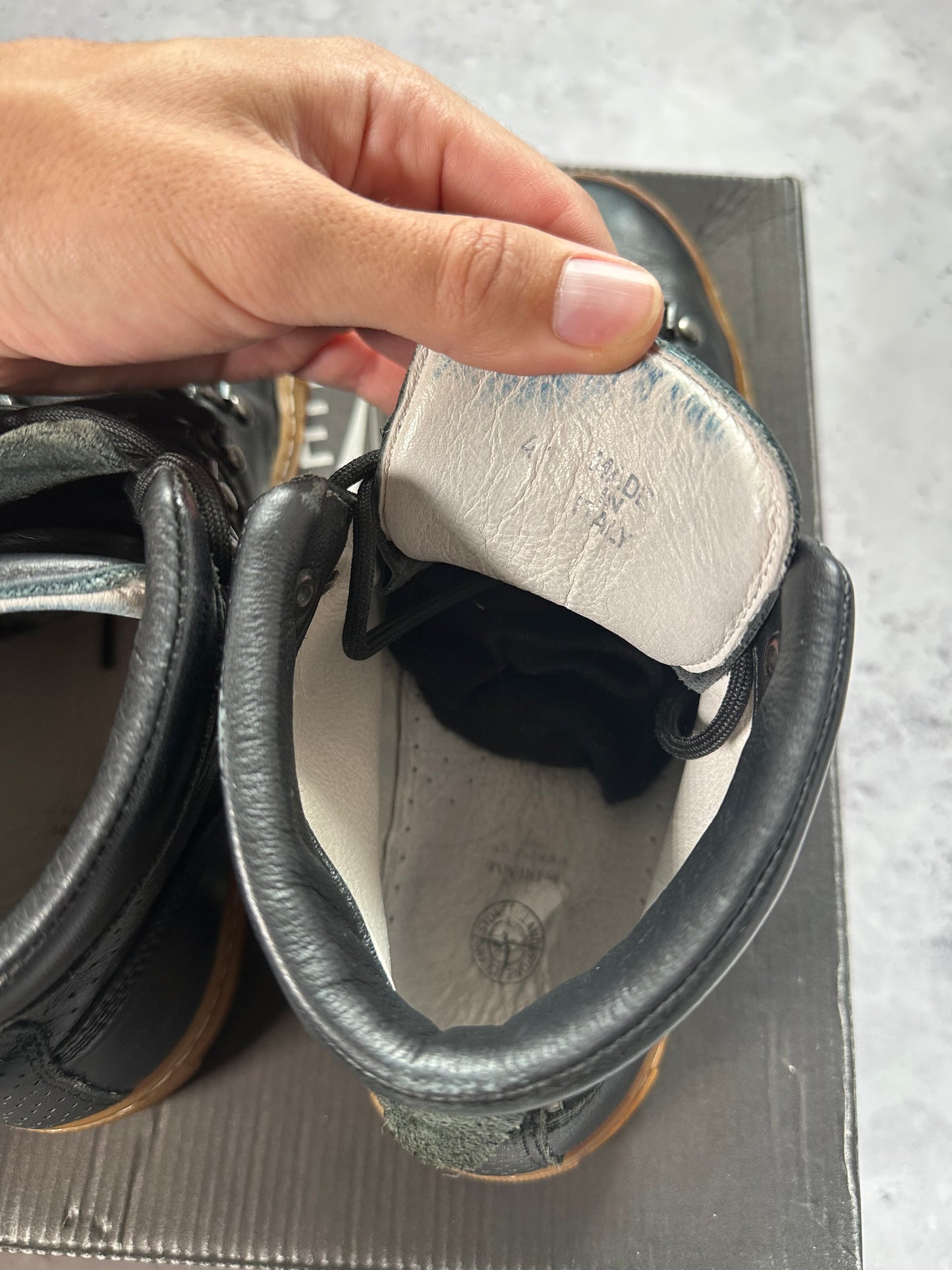 Stone Island x Diemme Black High Top Boots (EU41)