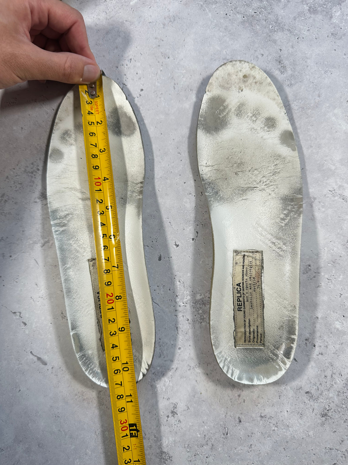Maison Margiela 2020 Vintage Graffiti GAT Low Sneakers (EU41 / UK7 / US8, Insole Measures 27cm)