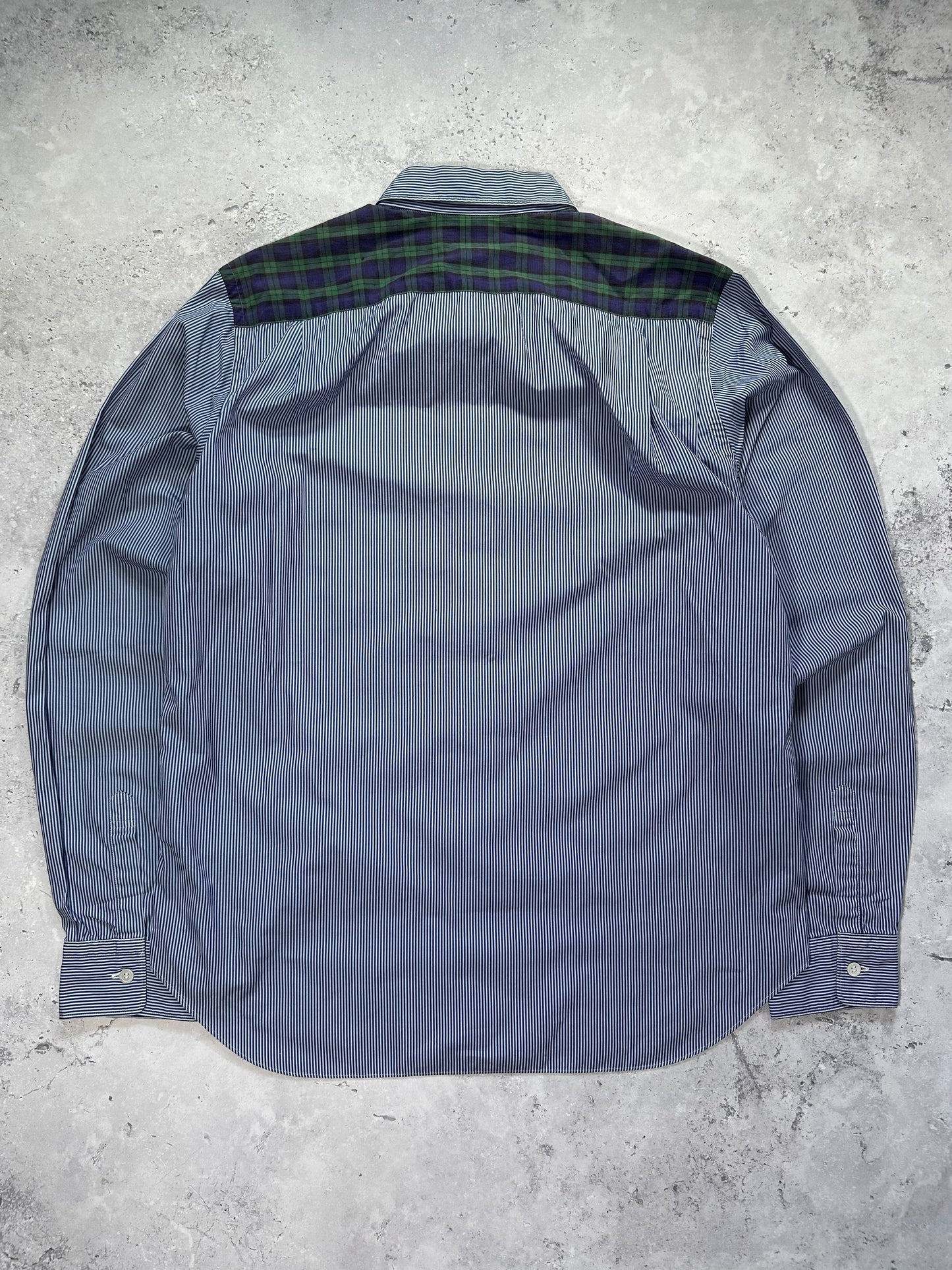 Comme des Garçons Homme AD2008 Plaid Button Up Longsleeve Shirt (M)