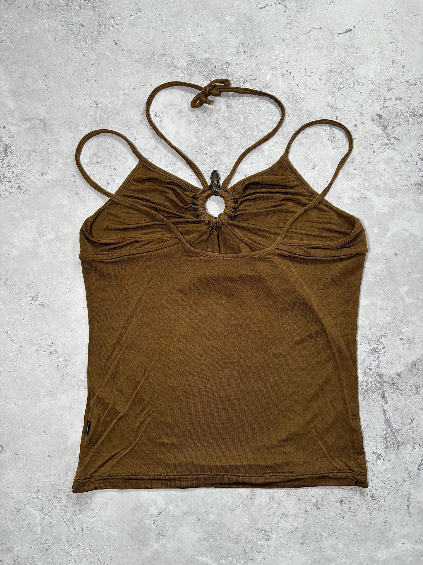 Roberto Cavalli S/S2005 Halter Top (S/XS)