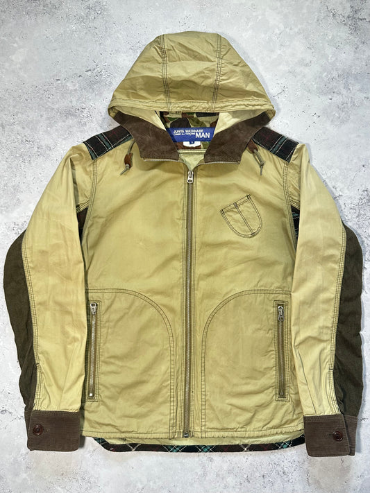 Junya Watanabe MAN Comme des Garçons AD2010 Plaid Patchwork Hooded Jacket (S/M)