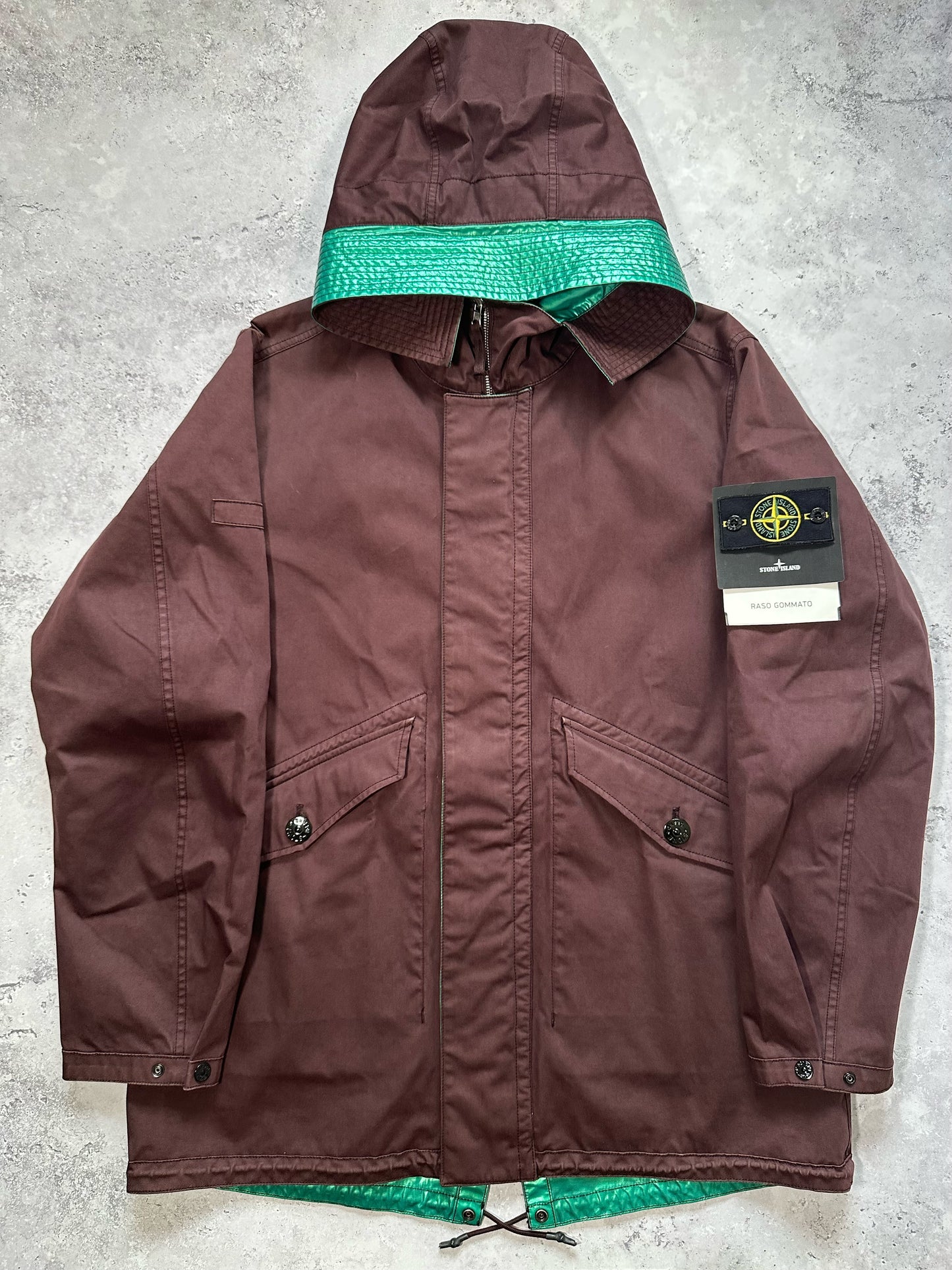 Stone Island AW2015 Raso Gommato Reversible ‘Spaceman’ Jacket