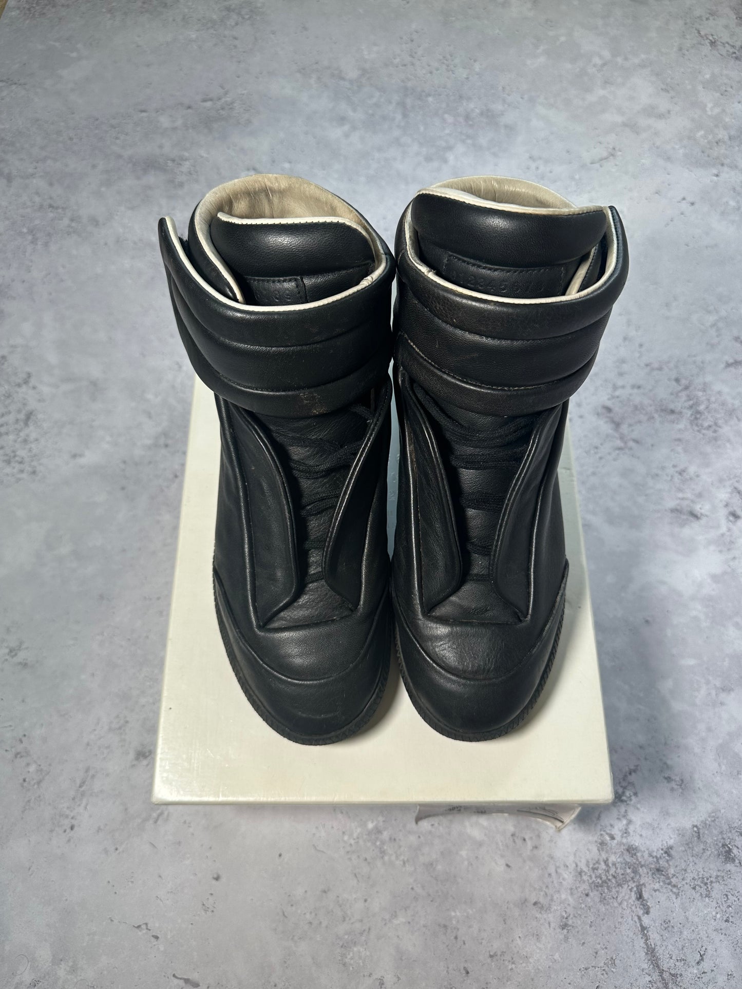 Maison Margiela 2015 Future High Leather Sneakers (EU 39 / UK 6 / US 7)