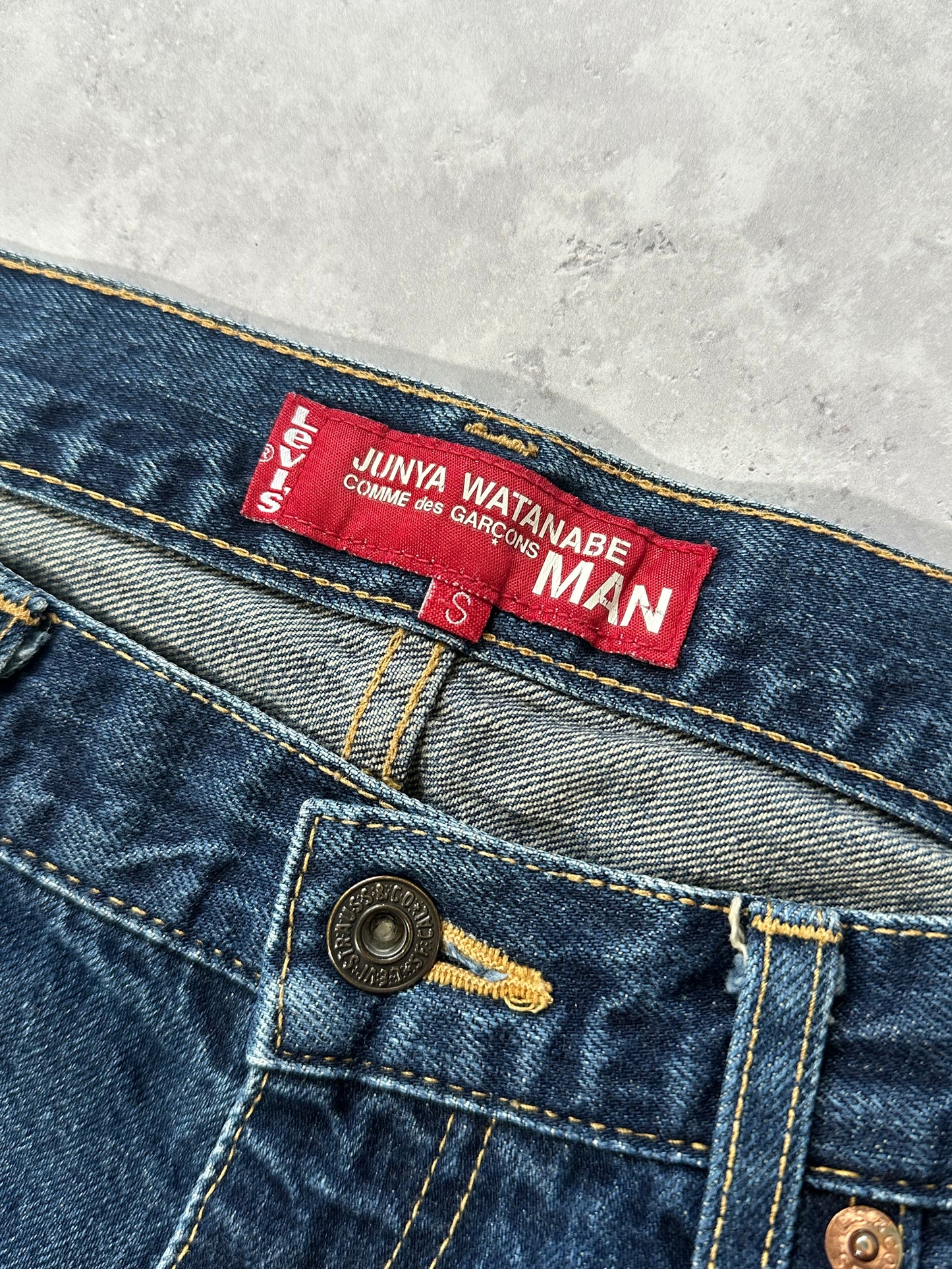 Junya Watanabe MAN × Levi’s AD2006 Camo Patchwork Jeans