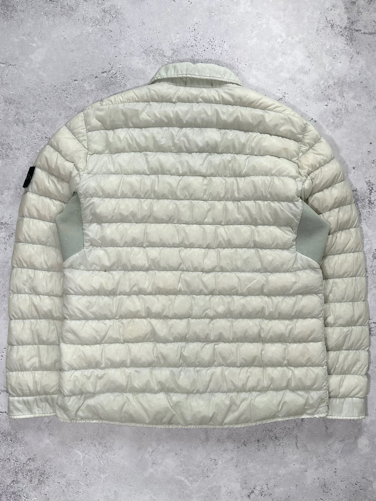 Stone Island AW2017 Garment Dyed Micro Yarn Down Puffer Jacket (XL)