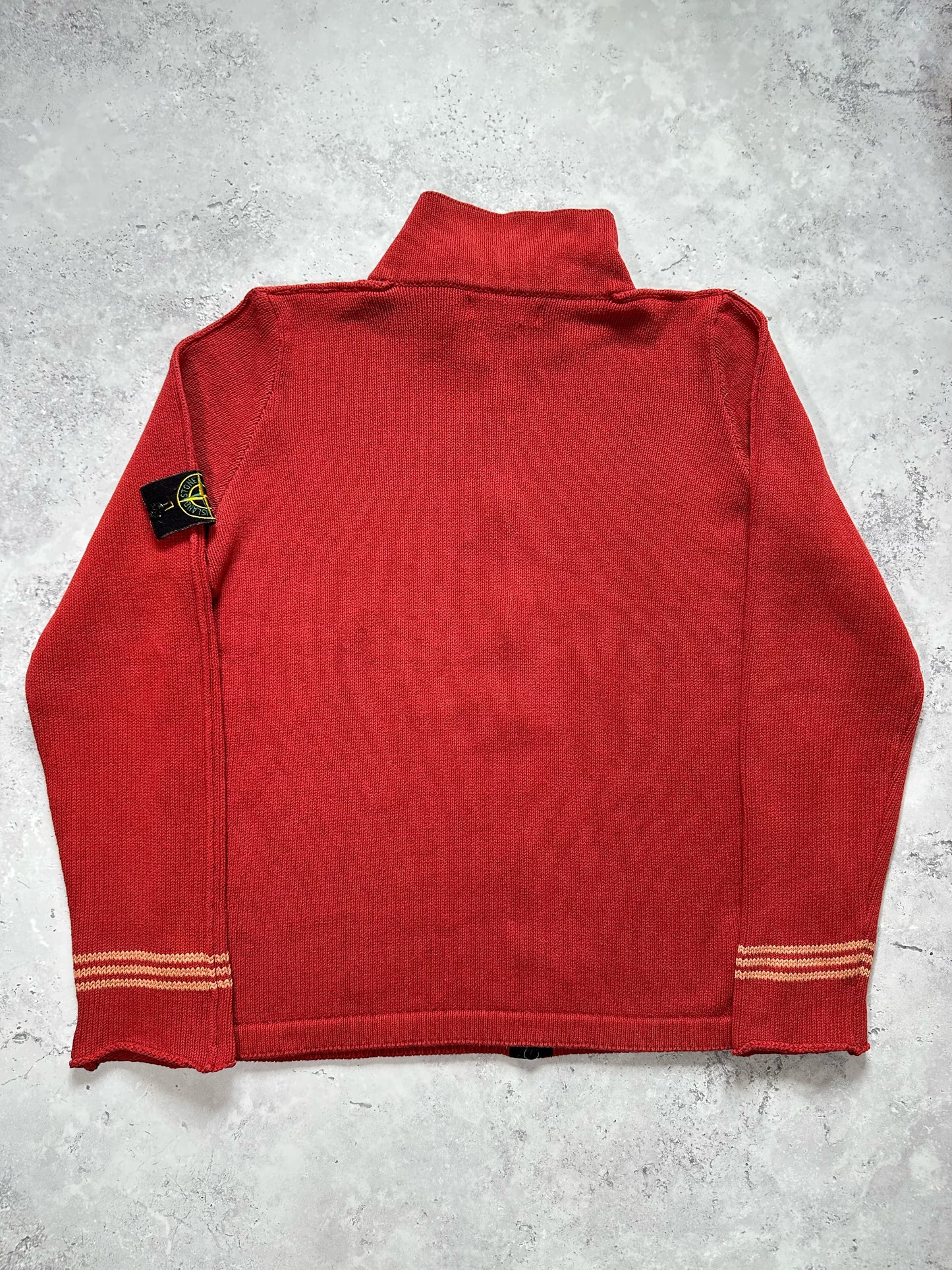 Stone Island SS2003 Full Zip Cotton Jumper (M)