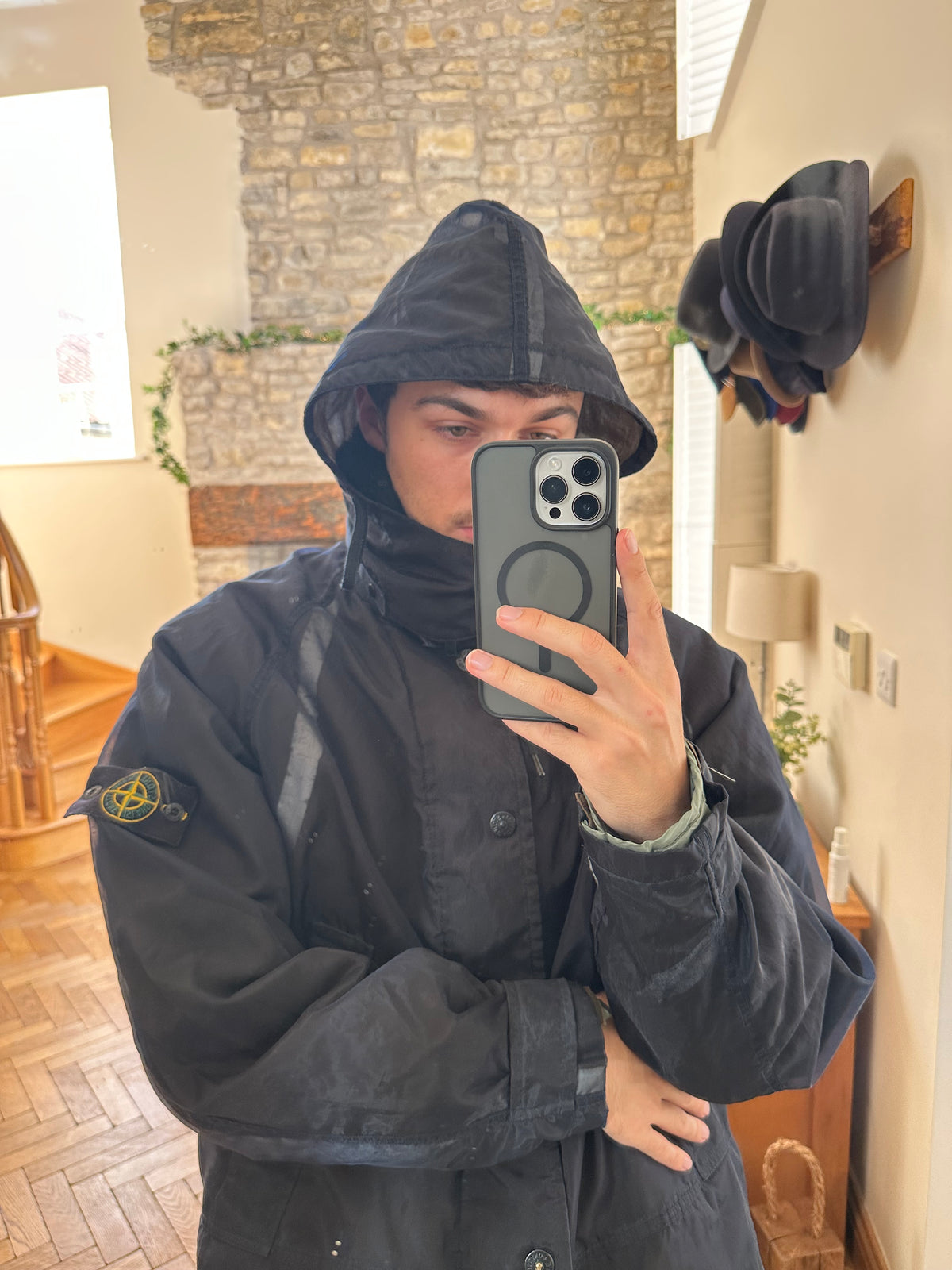Stone Island SS2001 Monofilament Jacket by Paul Harvey (XXL)
