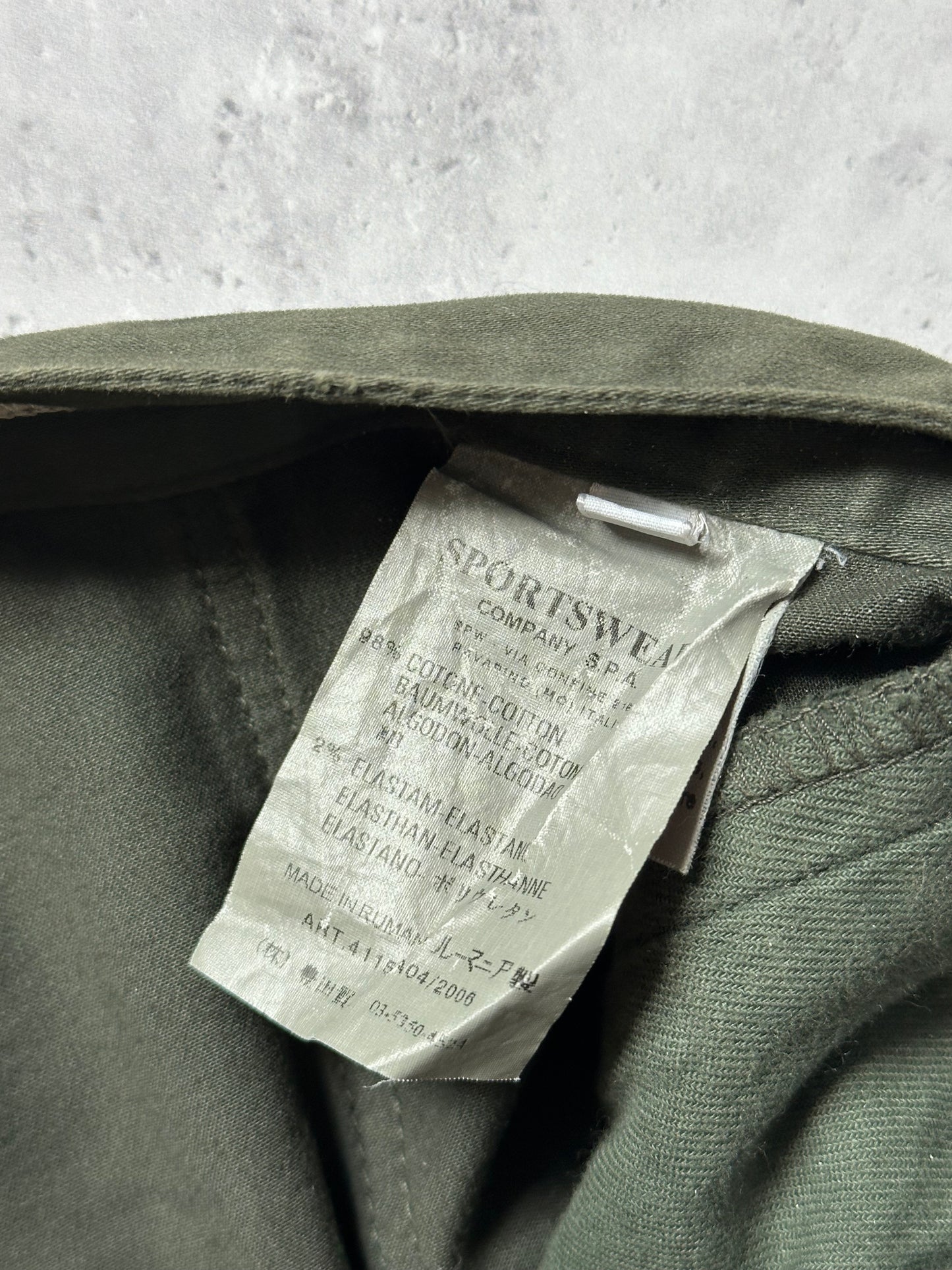 Stone Island AW2004 Convertible Zip Multipocket Cargos Trousers (W32-33 L30)