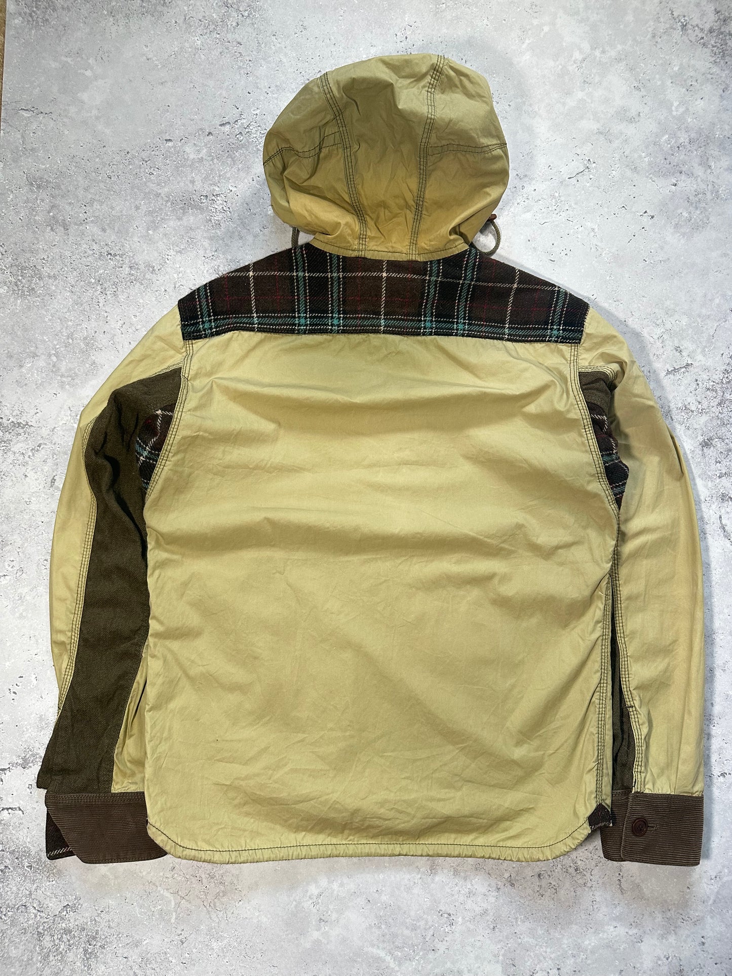 Junya Watanabe MAN Comme des Garçons AD2010 Plaid Patchwork Hooded Jacket (S/M)