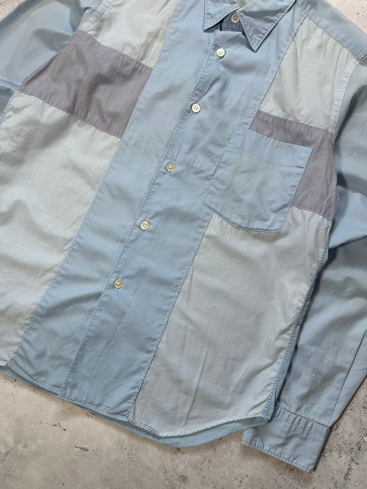 Comme des Garçons Homme AD2008 Patchwork Shirt (S)