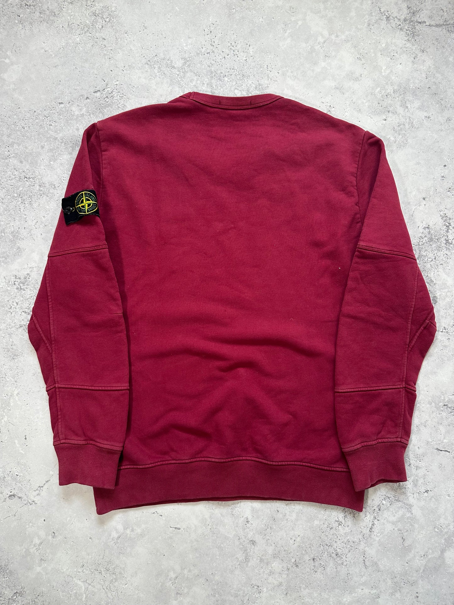Stone Island AW2018 Embroidered Spellout Panelled Sweatshirt (L)