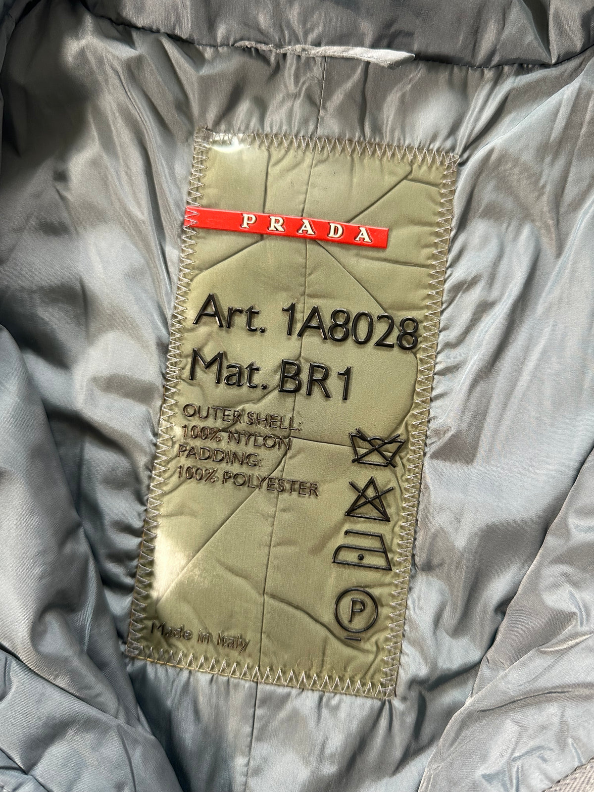 Prada Sport 2000s Technical Padded Hooded Jacket (S-M)