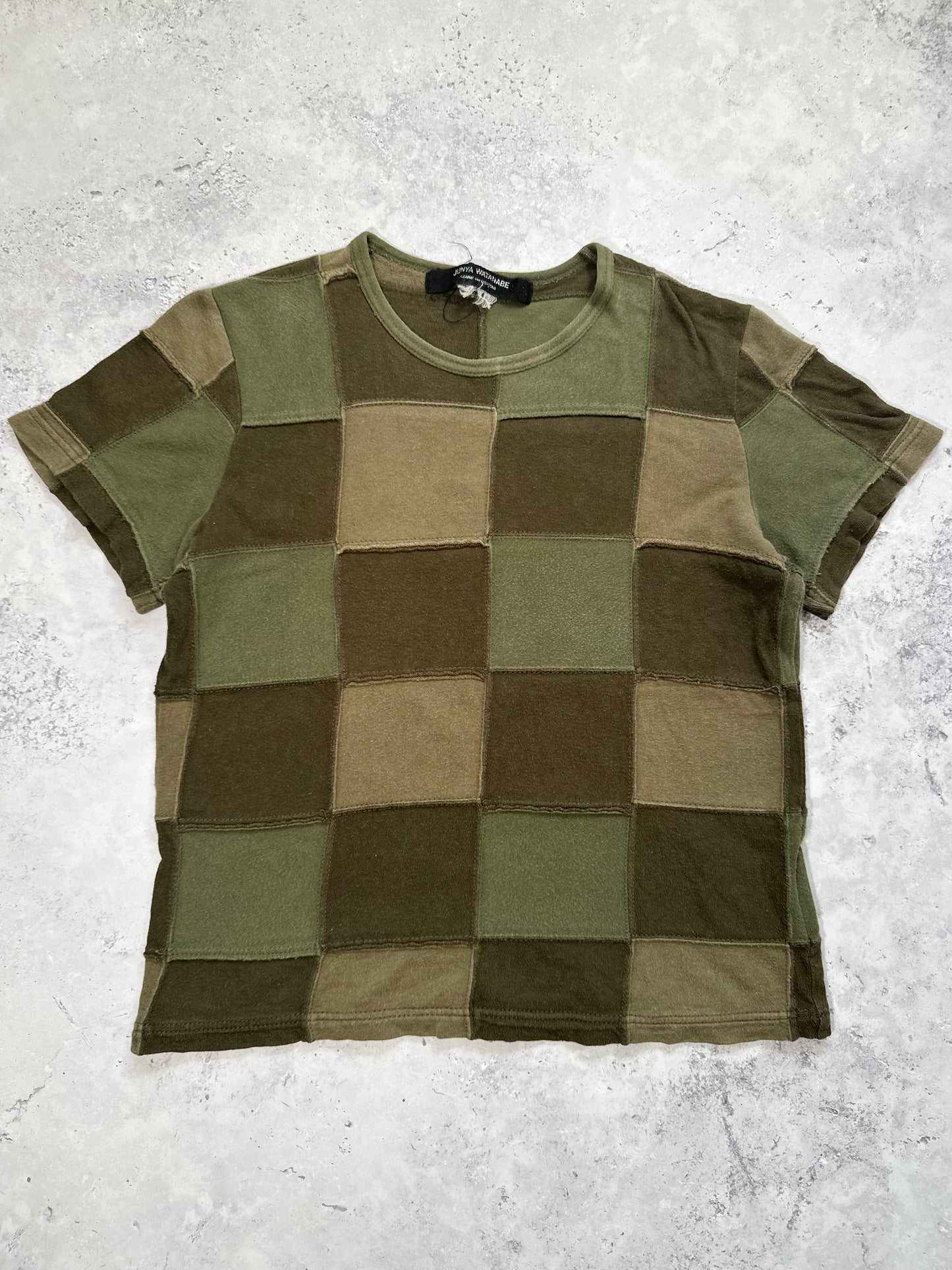 Junya Watanabe Comme Des Garçons 2006 Checkerboard Patchwork Tshirt