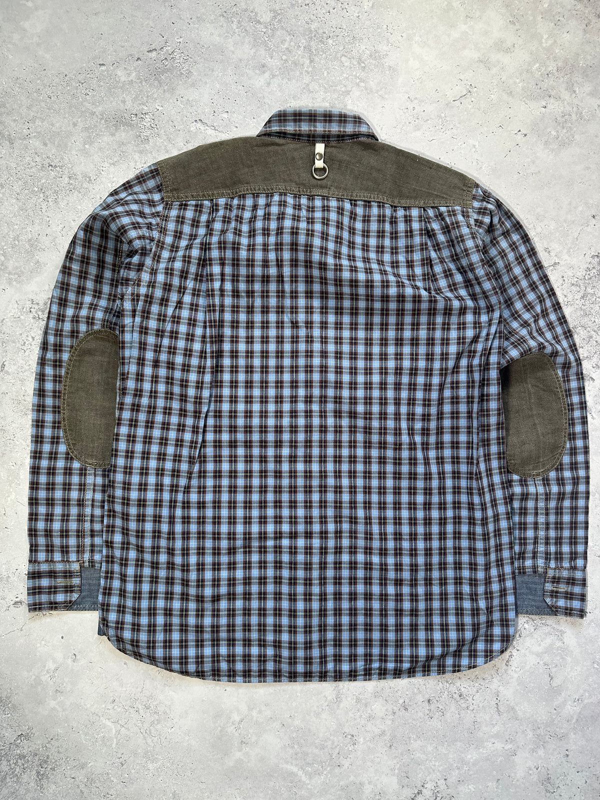 Junya Watanabe MAN Comme Des Garçons AD2013 Plaid D-Ring Longsleeve Shirt (S)