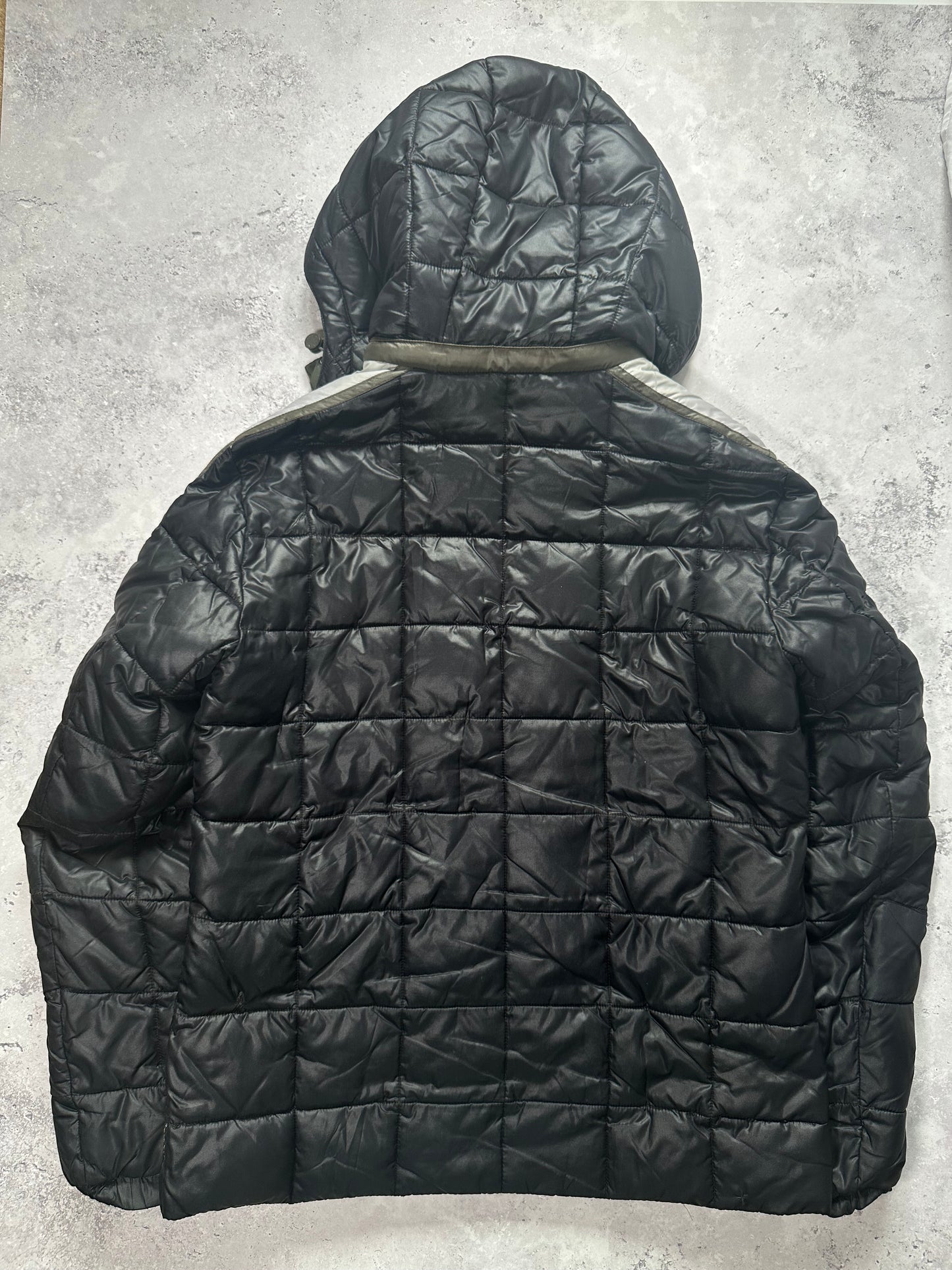 Armani Jeans 2000s Square Stitch Down Puffer Jacket (L/M)