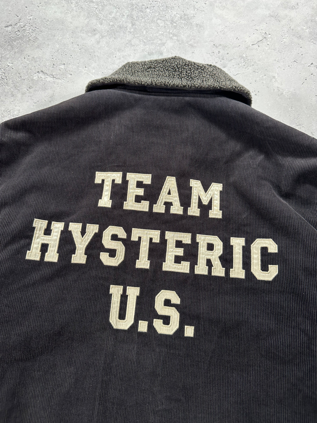 Hysteric Glamour 2002 Team Hysteric U.S. Sherpa Lined Corduroy Workwear Jacket (M)