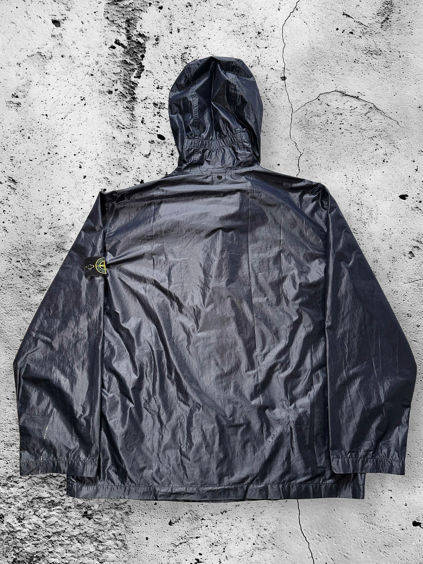 Stone Island AW2000 Liquid Finish Polyurethane Hooded Jacket (XXL)