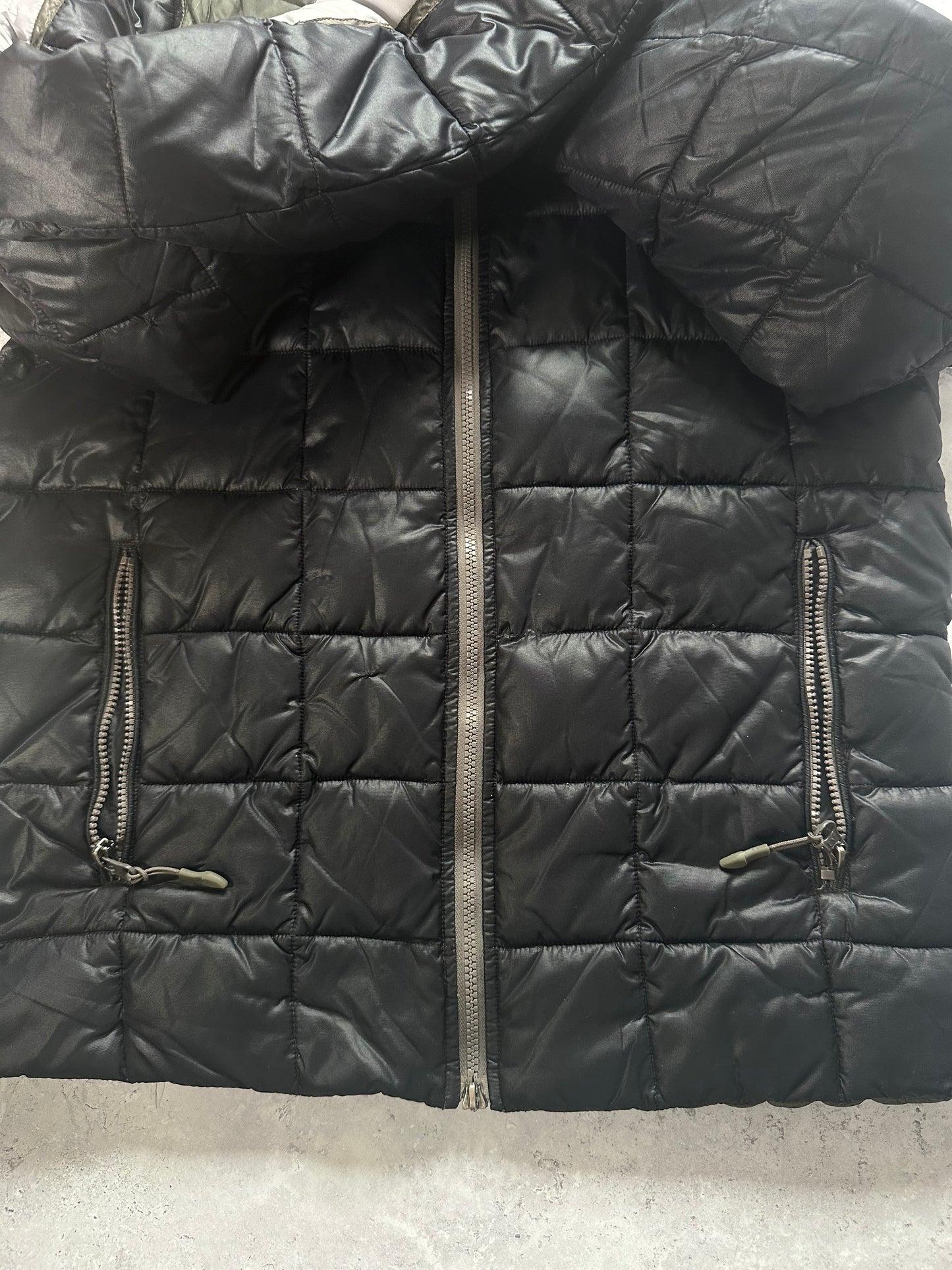 Armani Jeans 2000s Square Stitch Down Puffer Jacket (L/M)