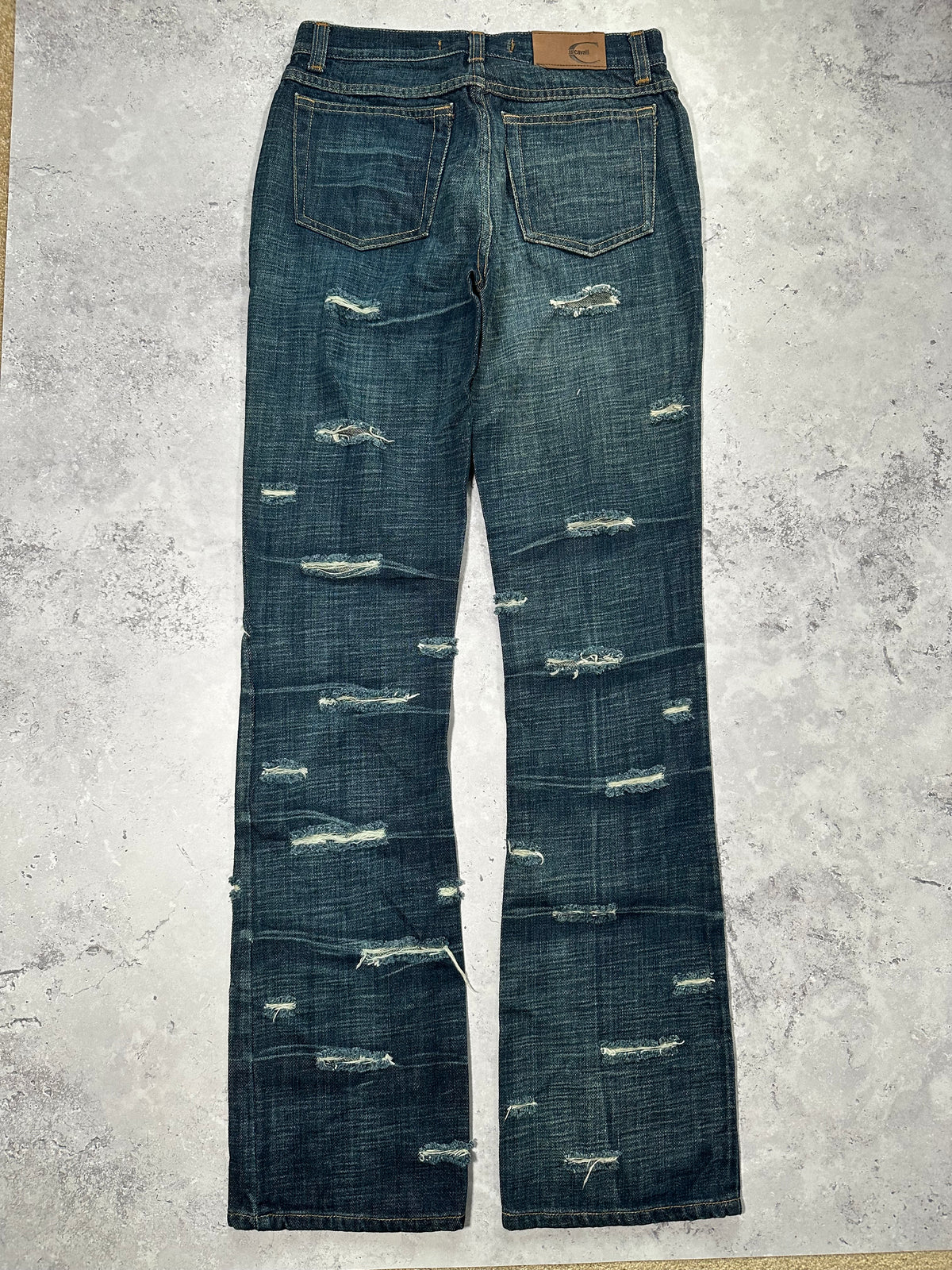Roberto Cavalli 2008 Distressed Denim Jeans (27x32)