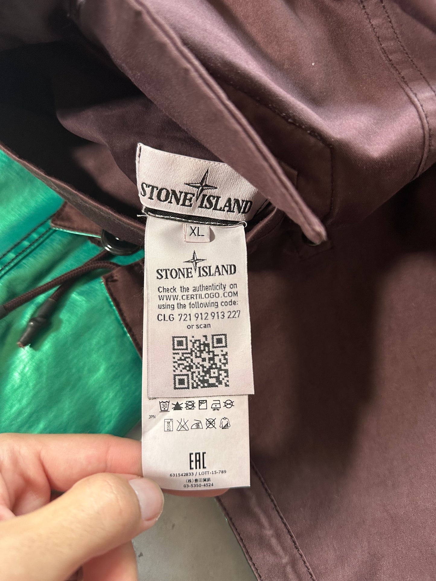 Stone Island AW2015 Raso Gommato Reversible ‘Spaceman’ Jacket