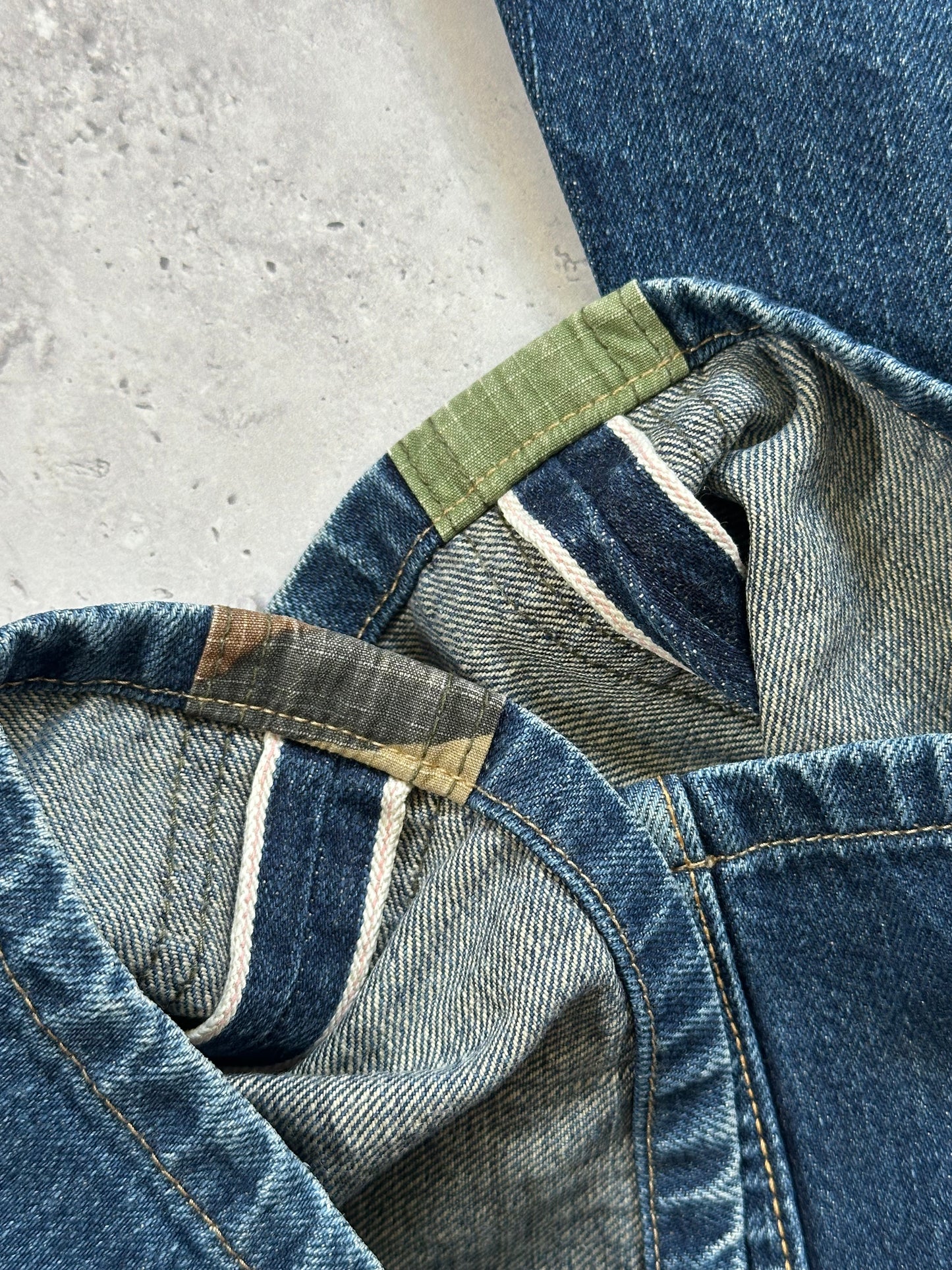 Junya Watanabe MAN × Levi’s AD2006 Camo Side Panel Jeans