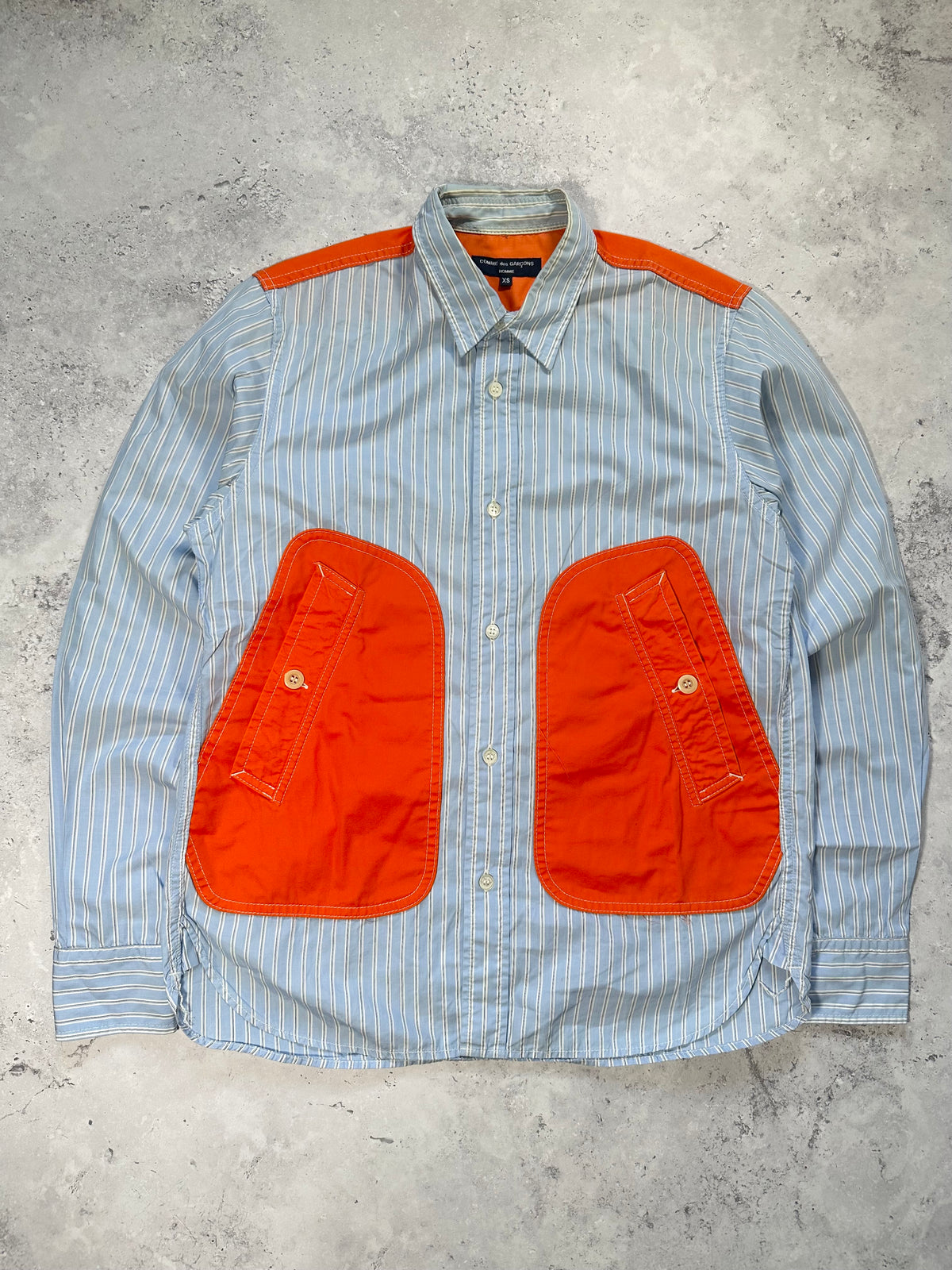 Comme des Garçons Homme Double Pocket Longsleeve Shirt (S)