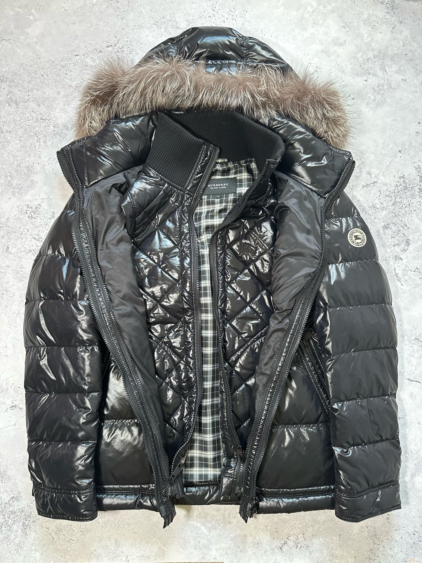 Burberry Black Label 2-in-1 Down Puffer Jacket (M)