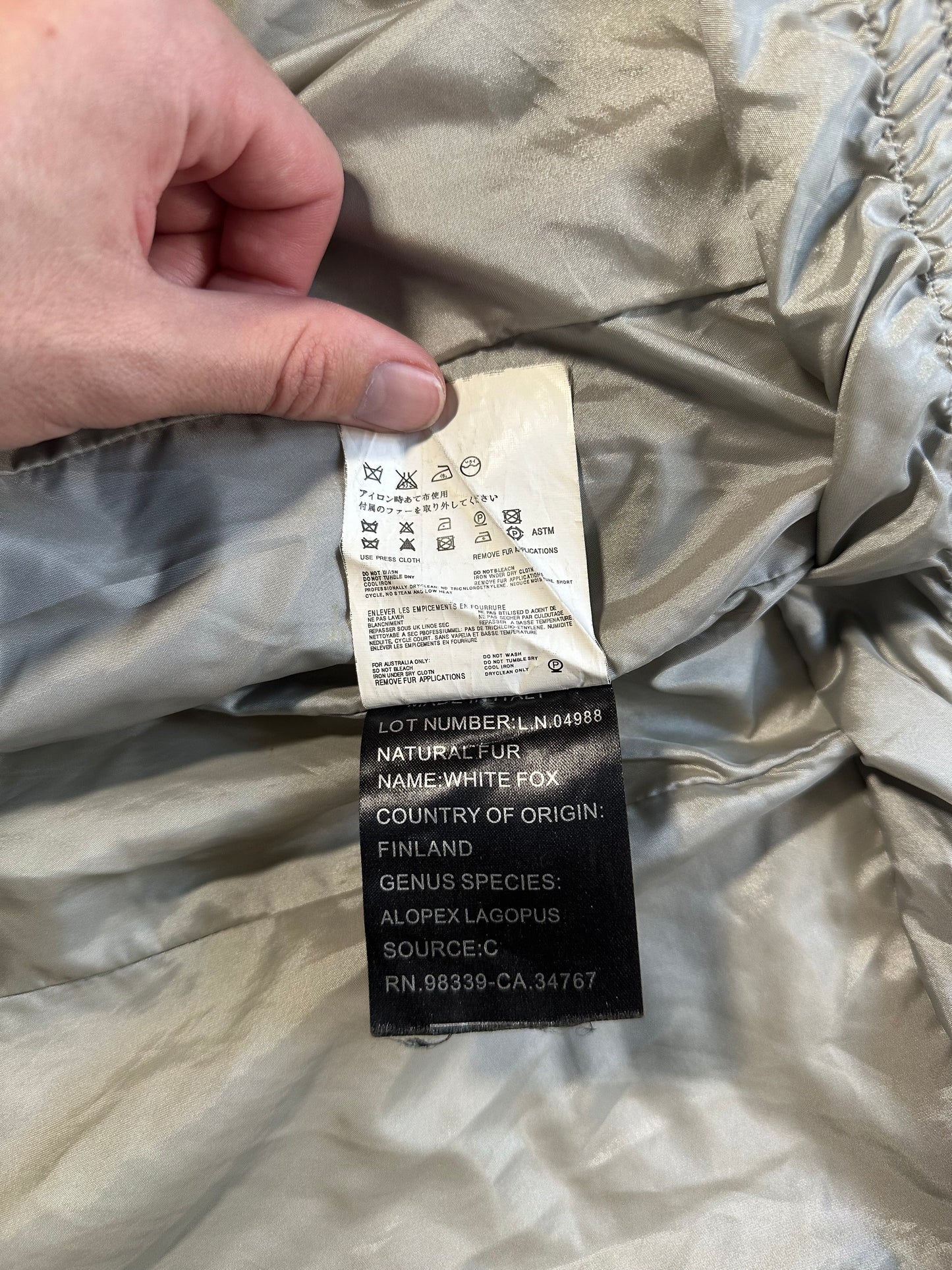 Prada Sport 2006 Luna Rossa Fur Hood Ski Puffer Jacket