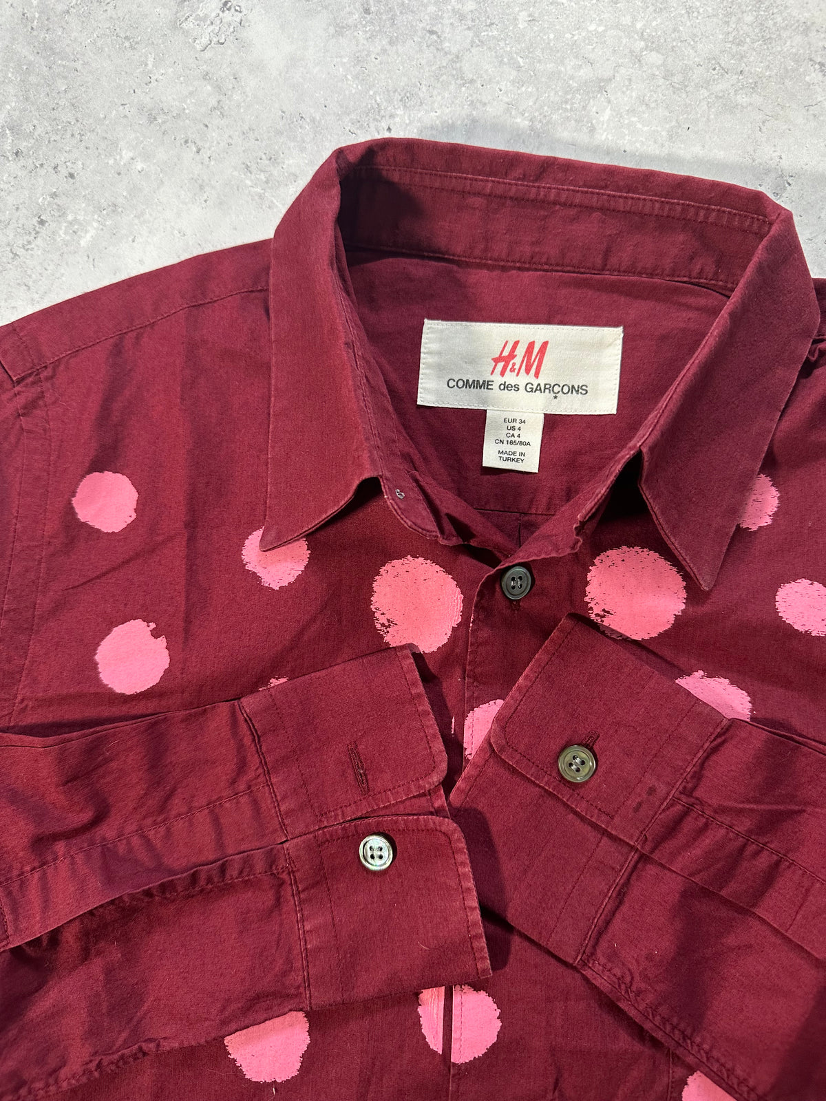 Comme des Garçons x H&M 2008 Polka Dot Longsleeve Shirt