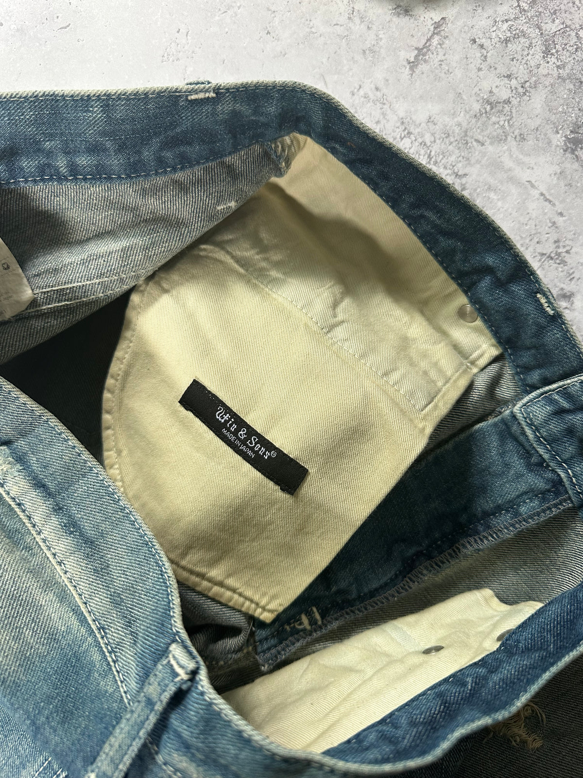 Delay by Win & Sons AW2009 Japanese Archive Stacked Denim Jeans (W32” L34”)