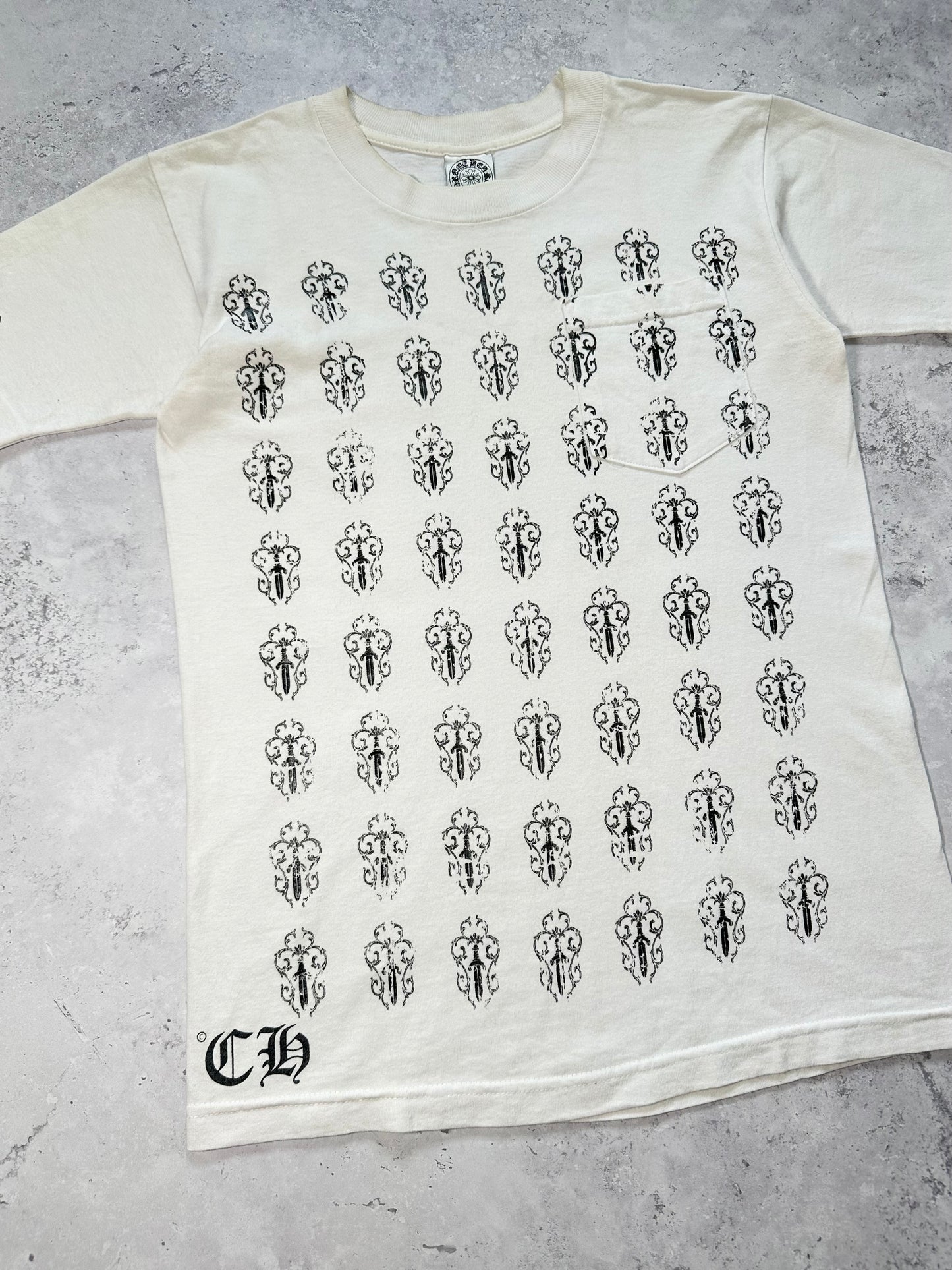 Chrome Hearts 90’s All-Over Dagger Print Tshirt