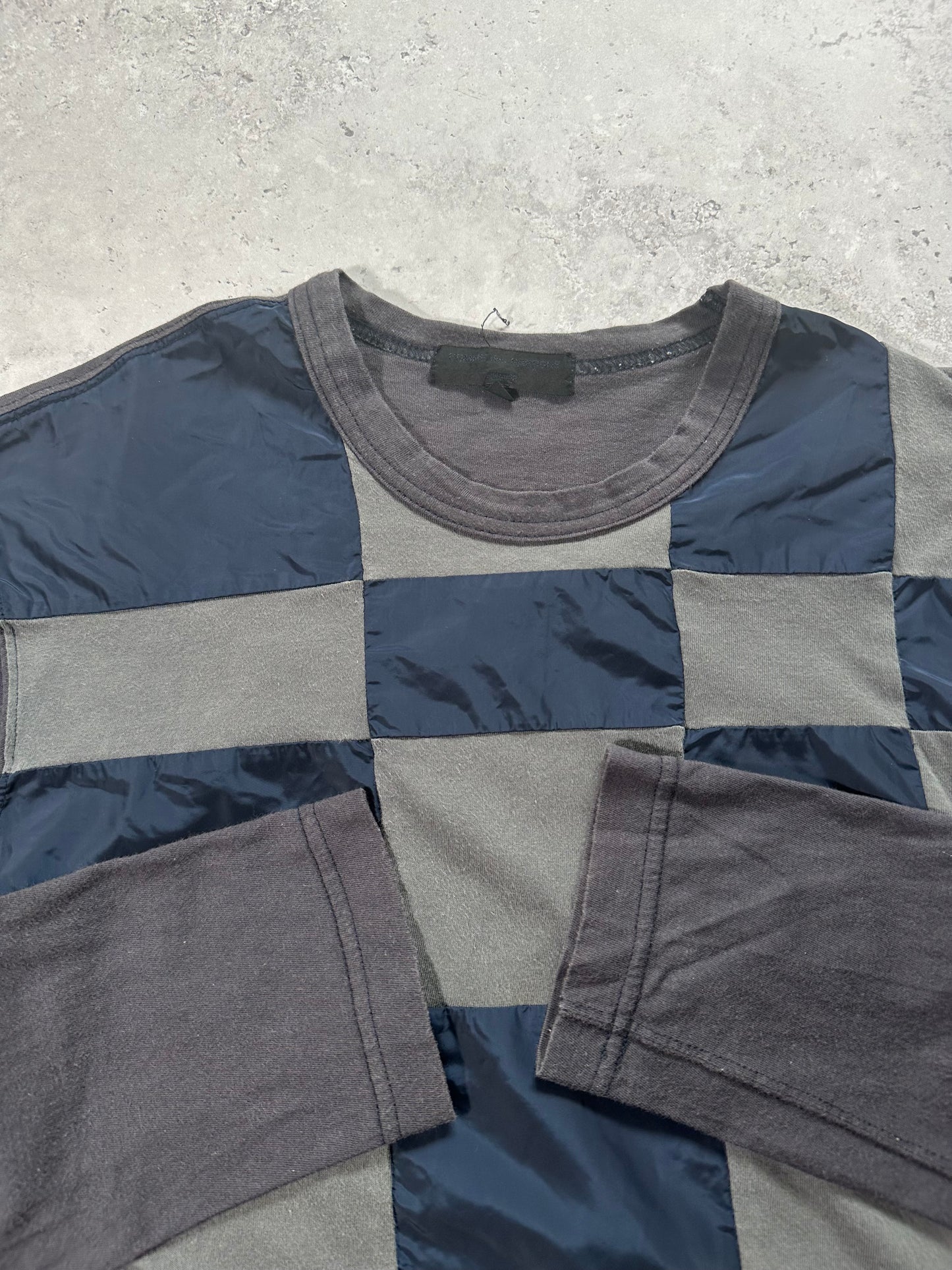 Comme des Garçons Homme AD2009 Reconstructed Nylon Patchwork Tshirt (S)
