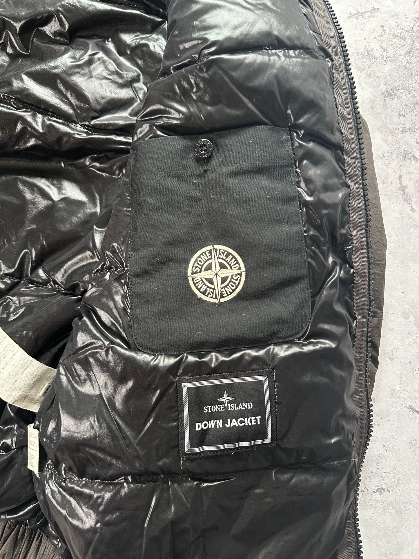 Stone Island AW2010 Down Filled Mesh Badge Puffer Jacket (XXL)