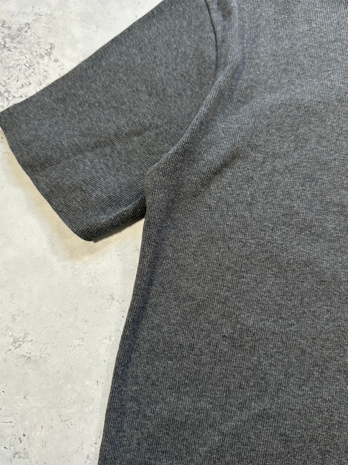 Burberry Black Label 2008 Ribbed Cotton Henley Tshirt (XS-S)