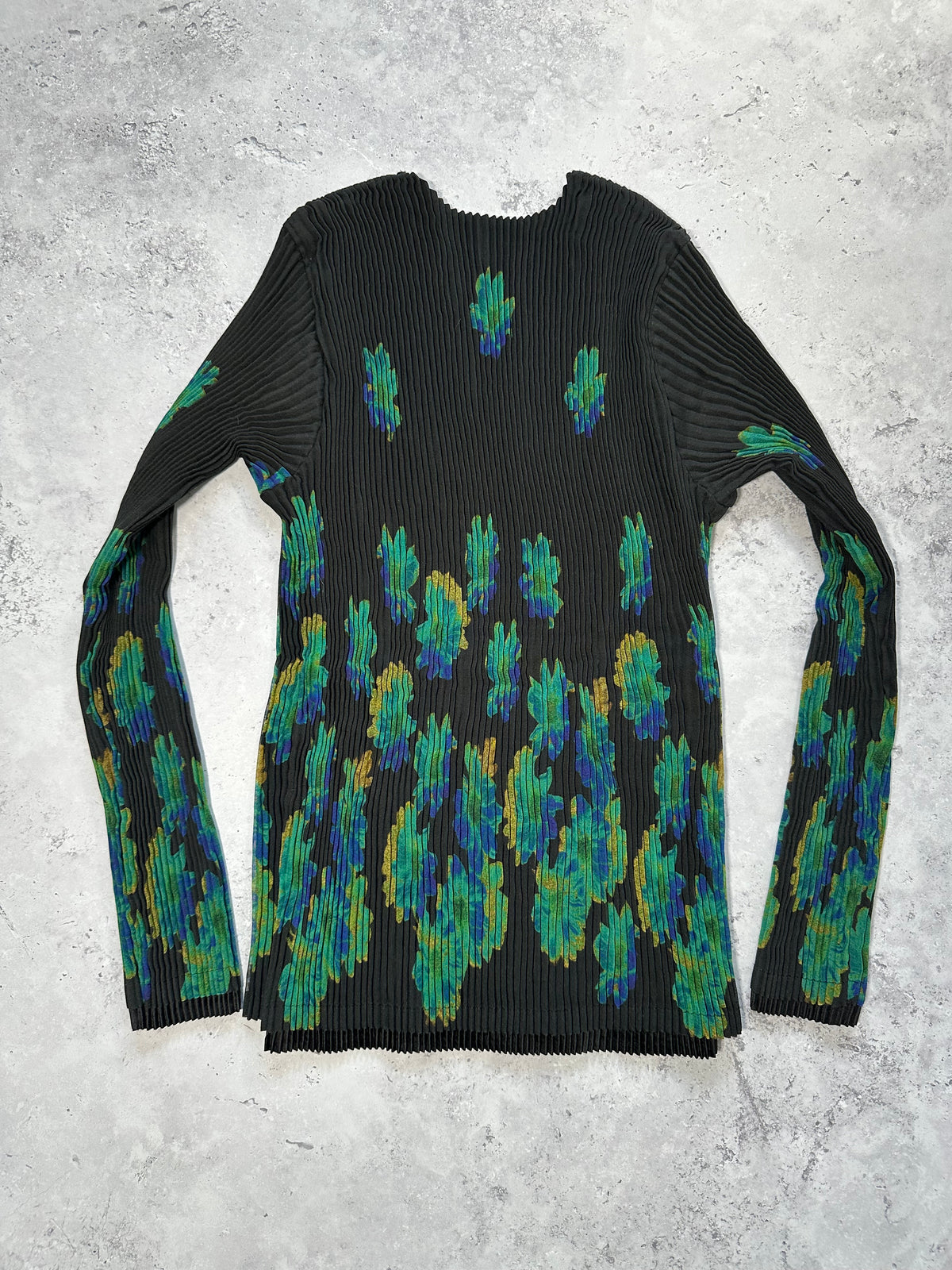 Issey Miyake Pleats Please AW2000 Floral Longsleeve Tshirt