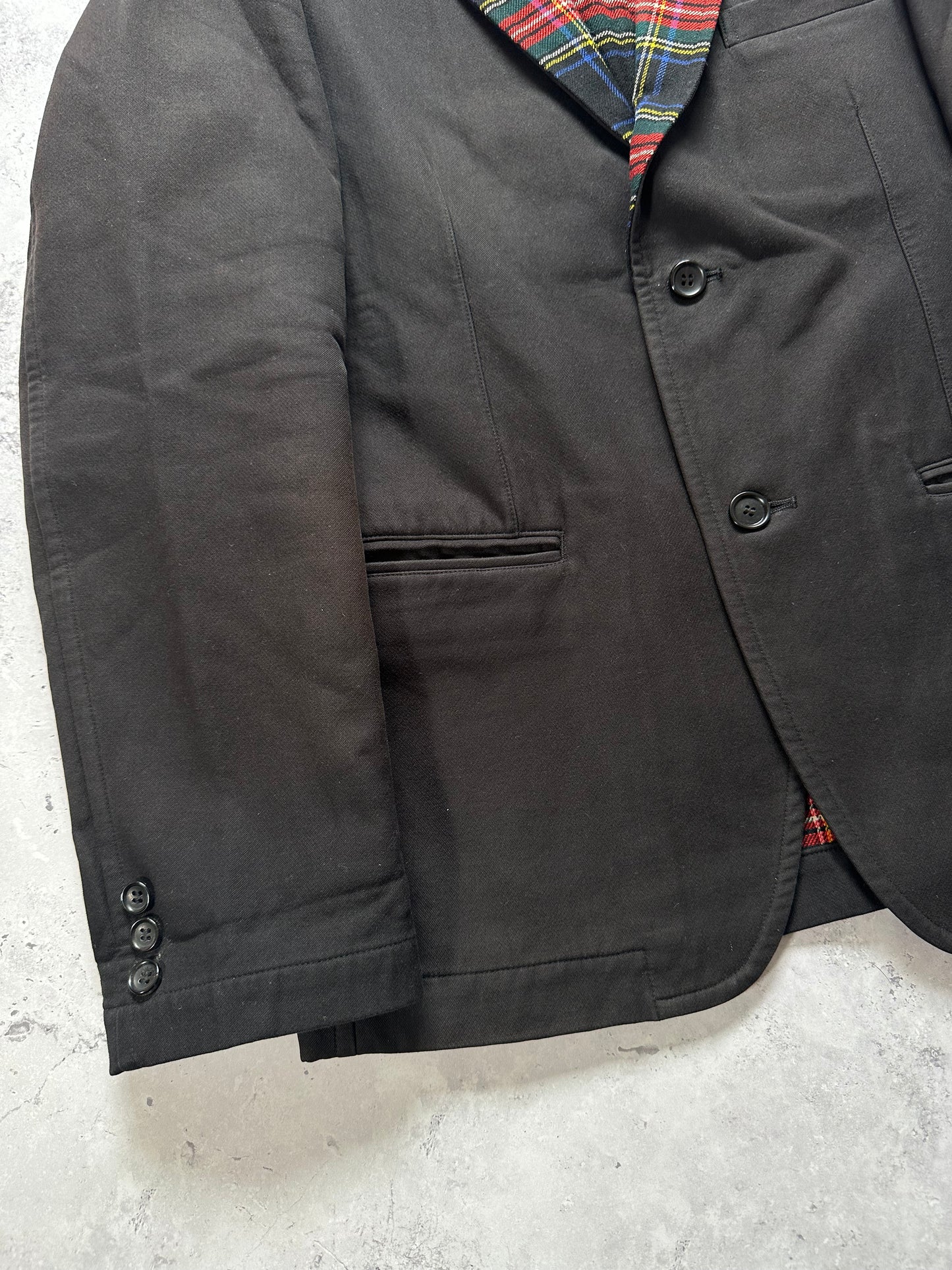 Comme des Garçons Homme AD2006 Plaid Blazer Jacket