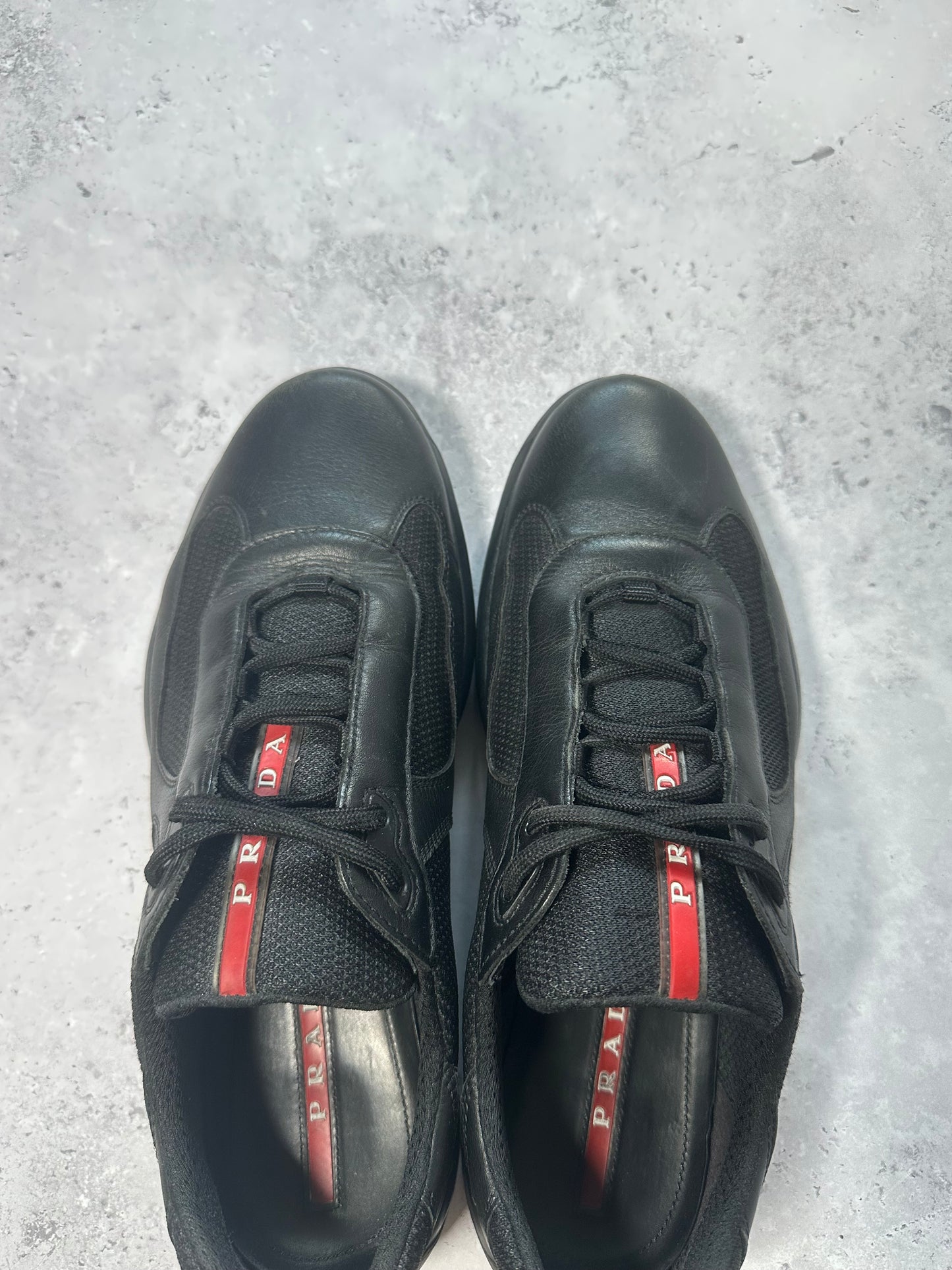 Prada Linea Rossa America’s Cup Sneakers in Black (UK9/US10/EU43)