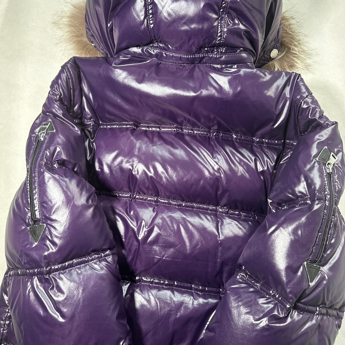 Burberry Black Label 2009 Fur Hood Down Puffer Jacket