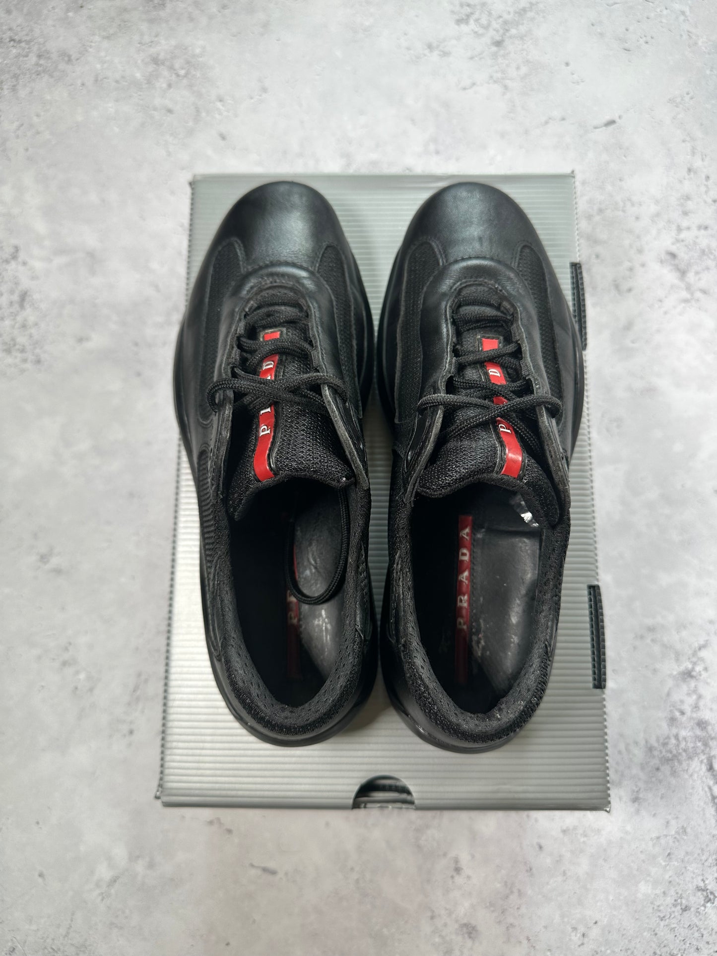 Prada America’s Cup Sneakers in Black (EU37.5, fits EU38.5-39 / UK5.5/6)