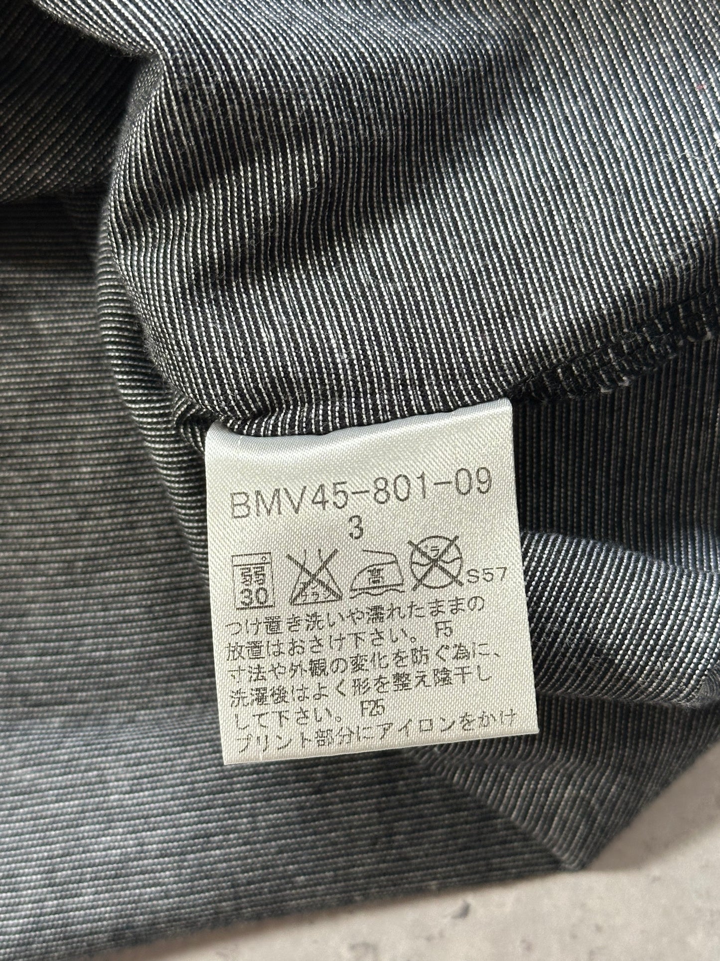 Burberry Black Label 2008 Striped Longsleeve Henley Tshirt (M)