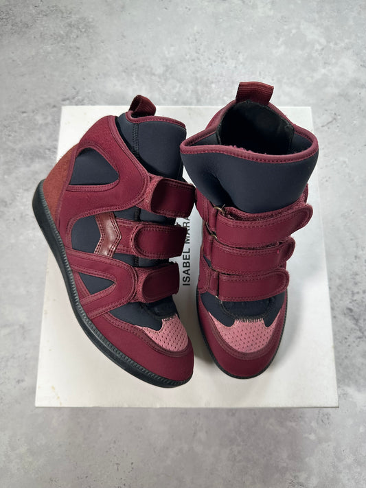 Isabel Marant High Top Triple Strap Sneakers