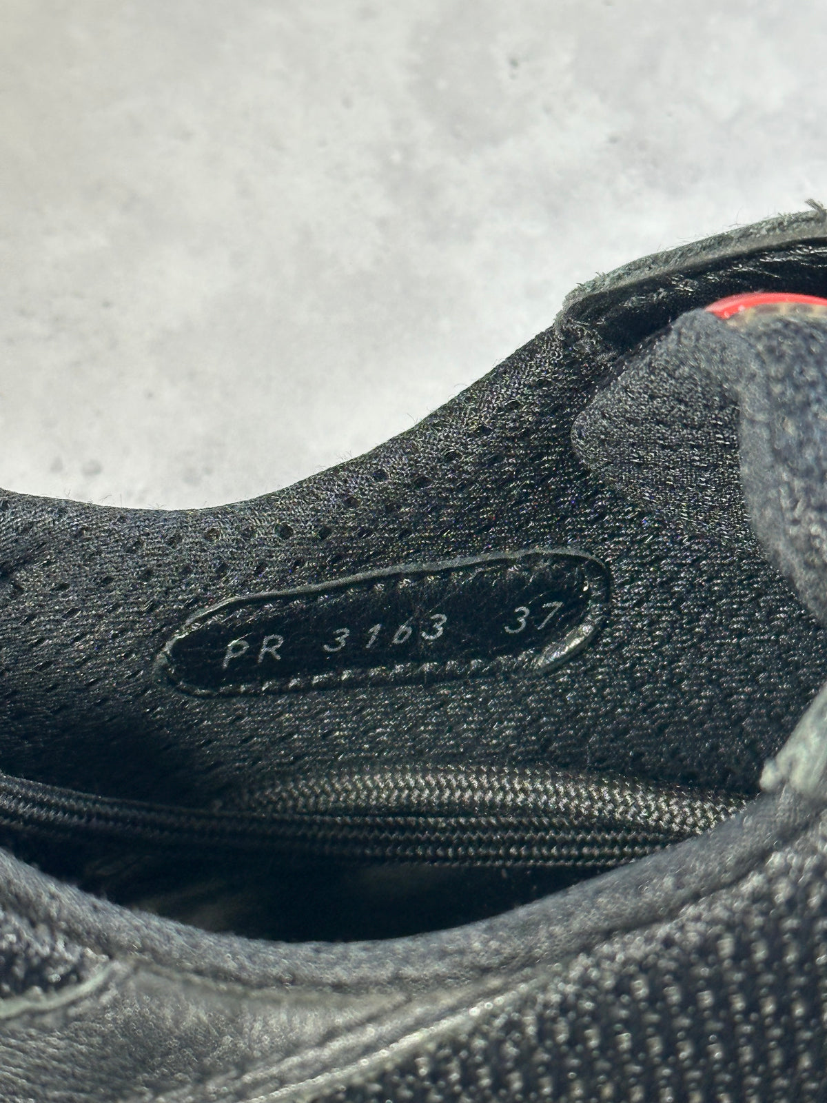 Prada Linea Rossa America’s Cup Sneakers in Black (UK5-5.5/EU38-39/ US6-7)